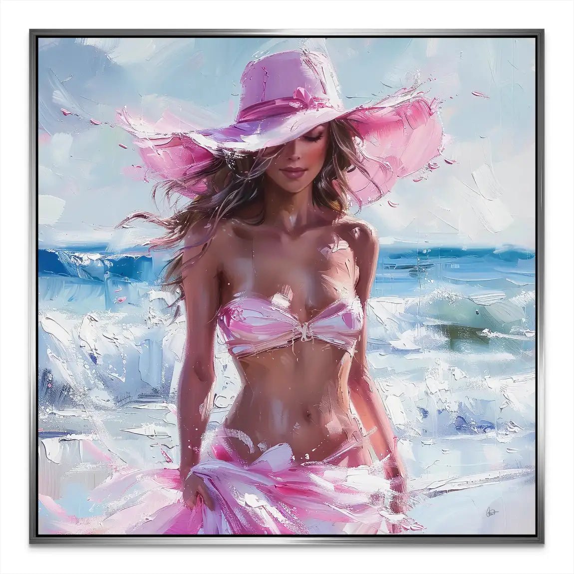 Summer Beach Beauty Nr.2 Alu Dibond Bild INGALERIE