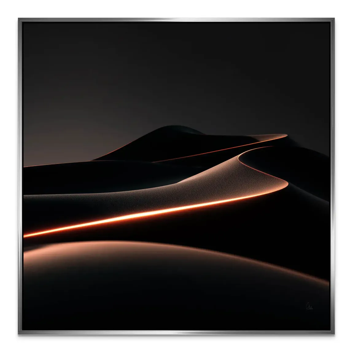 Noir Dune Alu Dibond Bild