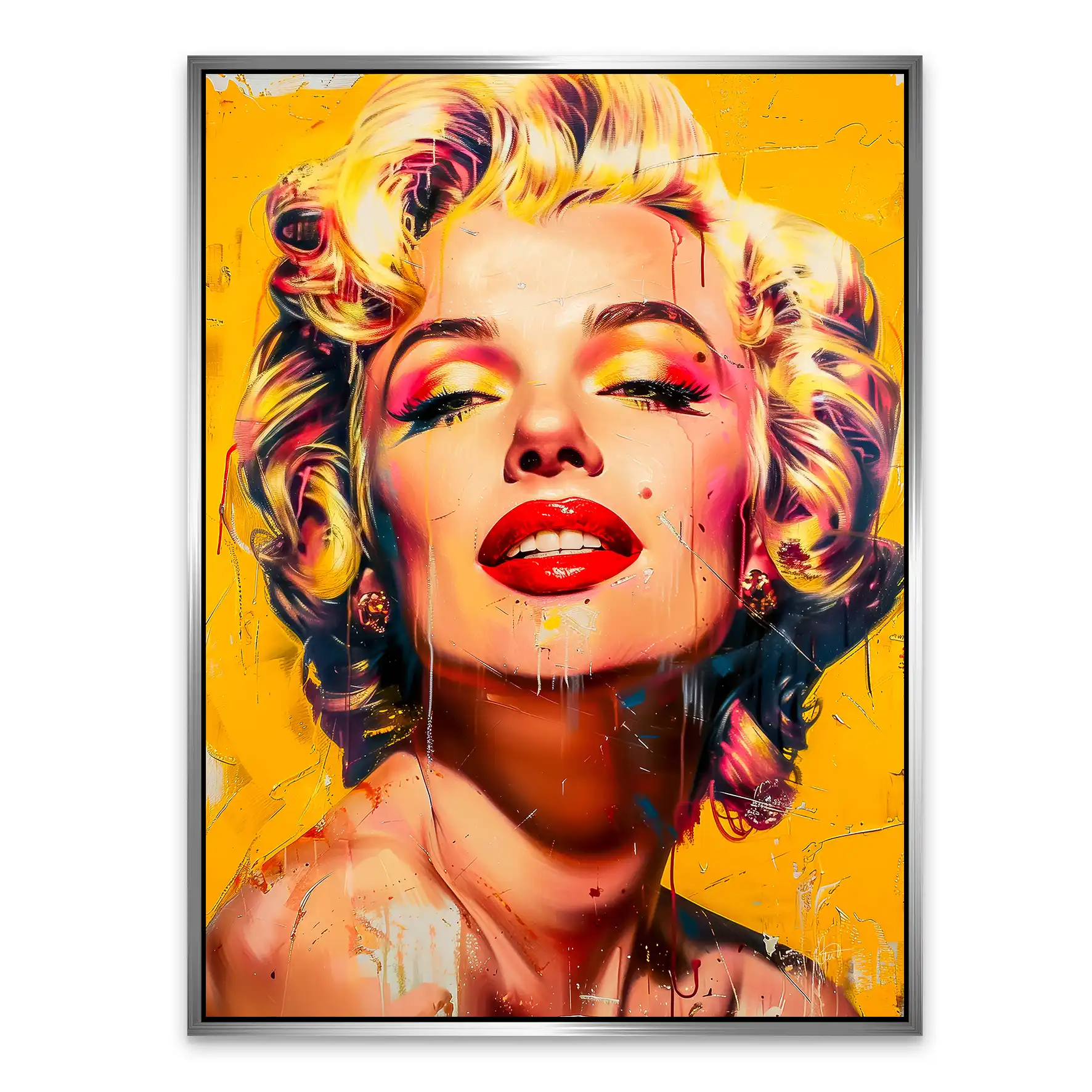 Marilyn Street Style AluDibond Bild INGALERIE