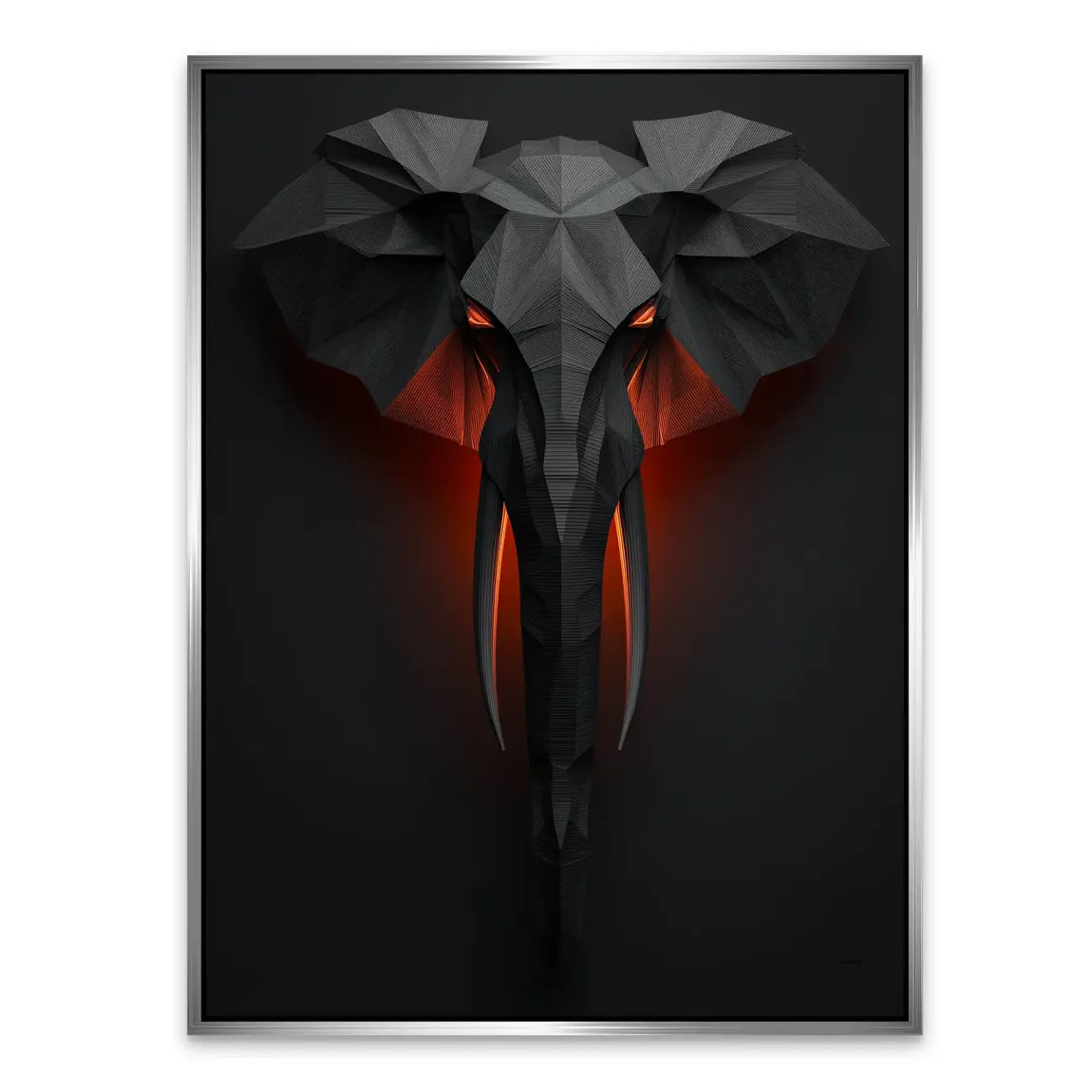 Mystischer Elefant Alu Dibond Bild