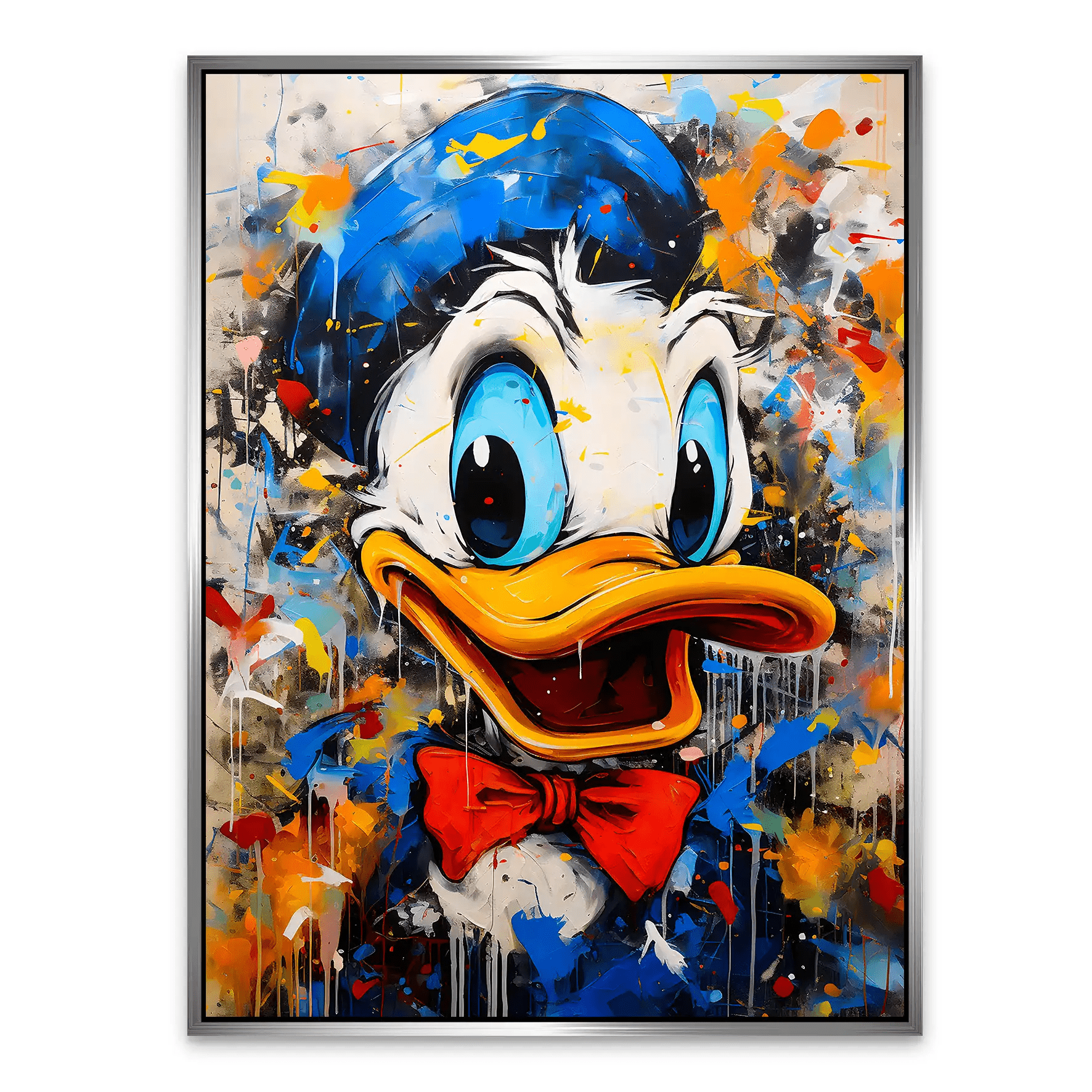 Donald Abstrakt Style AluDibond Bild INGALERIE