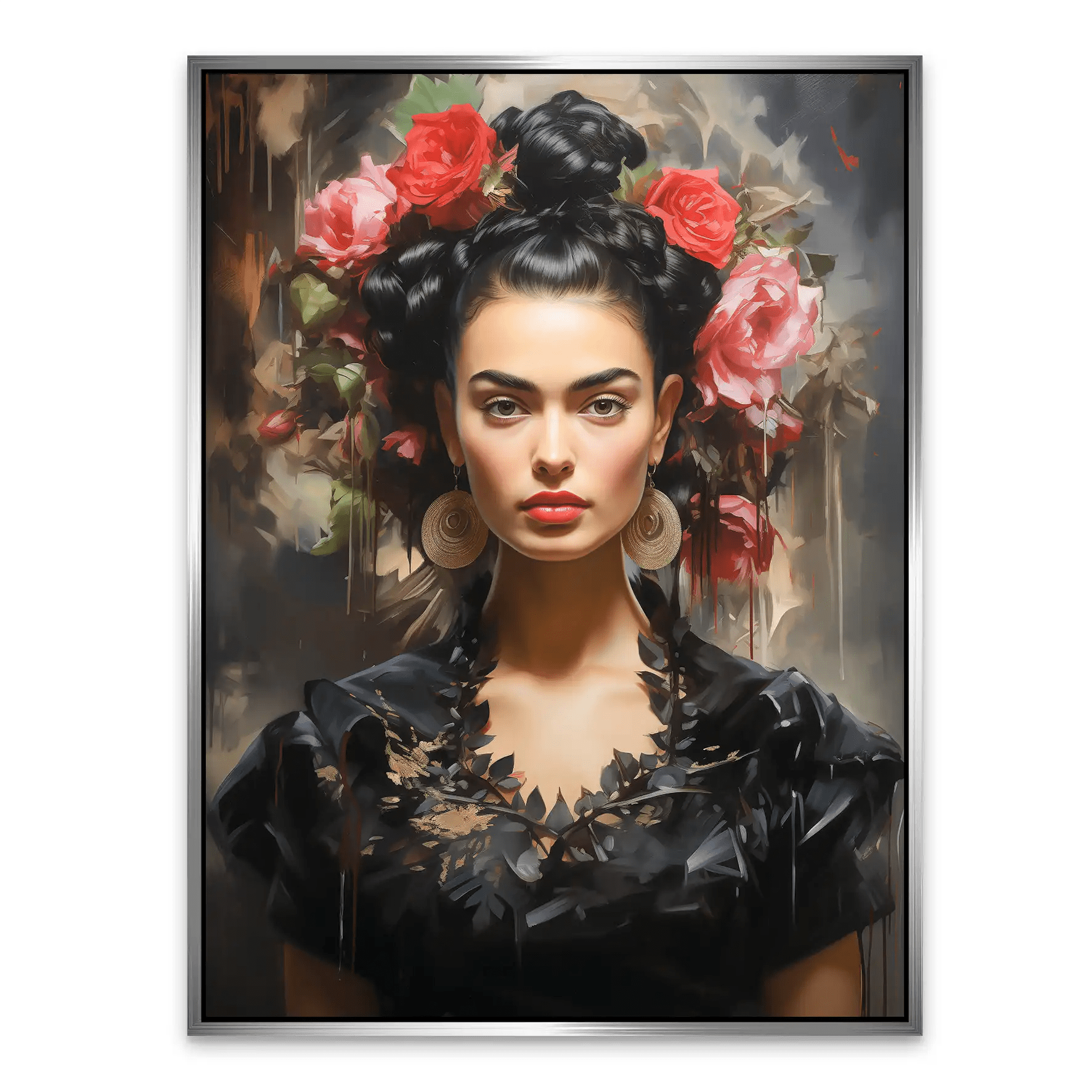 Frida Kahlo Beauty AluDibond Bild INGALERIE