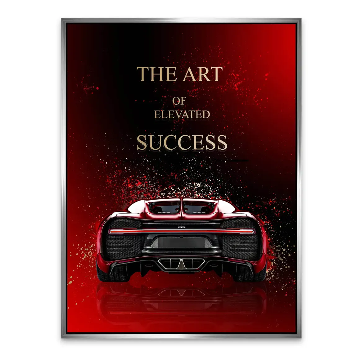 Art of Success Bugatti Alu Dibond Bild