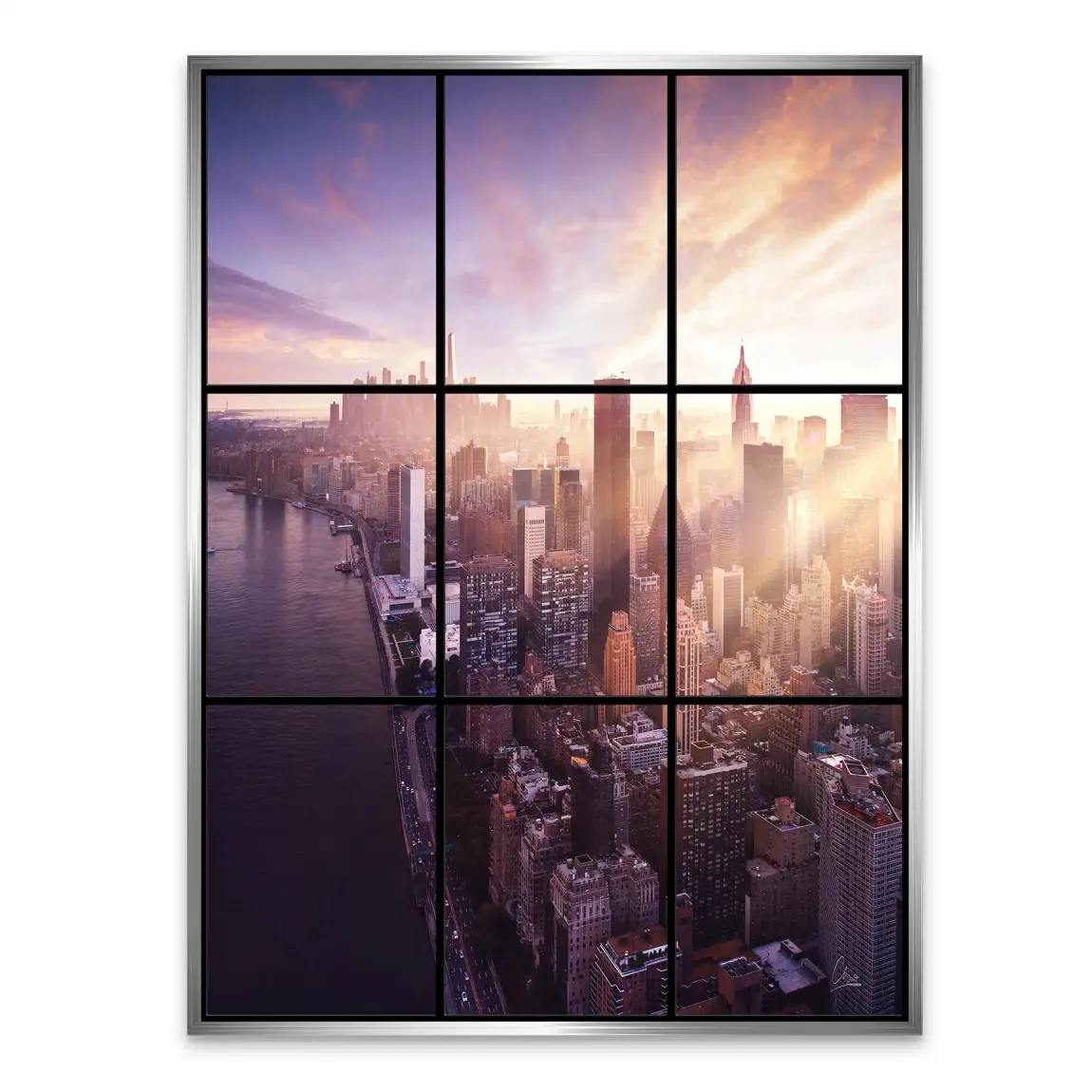 Manhattan View Alu Dibond Bild