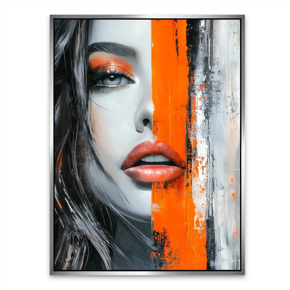 Orange Beauty Nr.2 Alu Dibond Bild INGALERIE