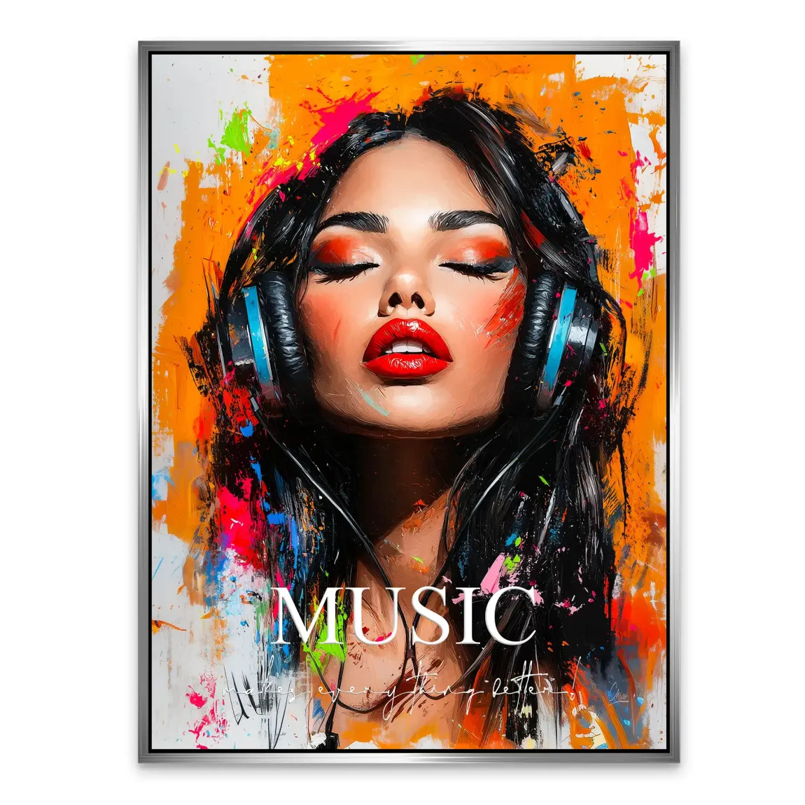 Music Soul Alu Dibond Bild