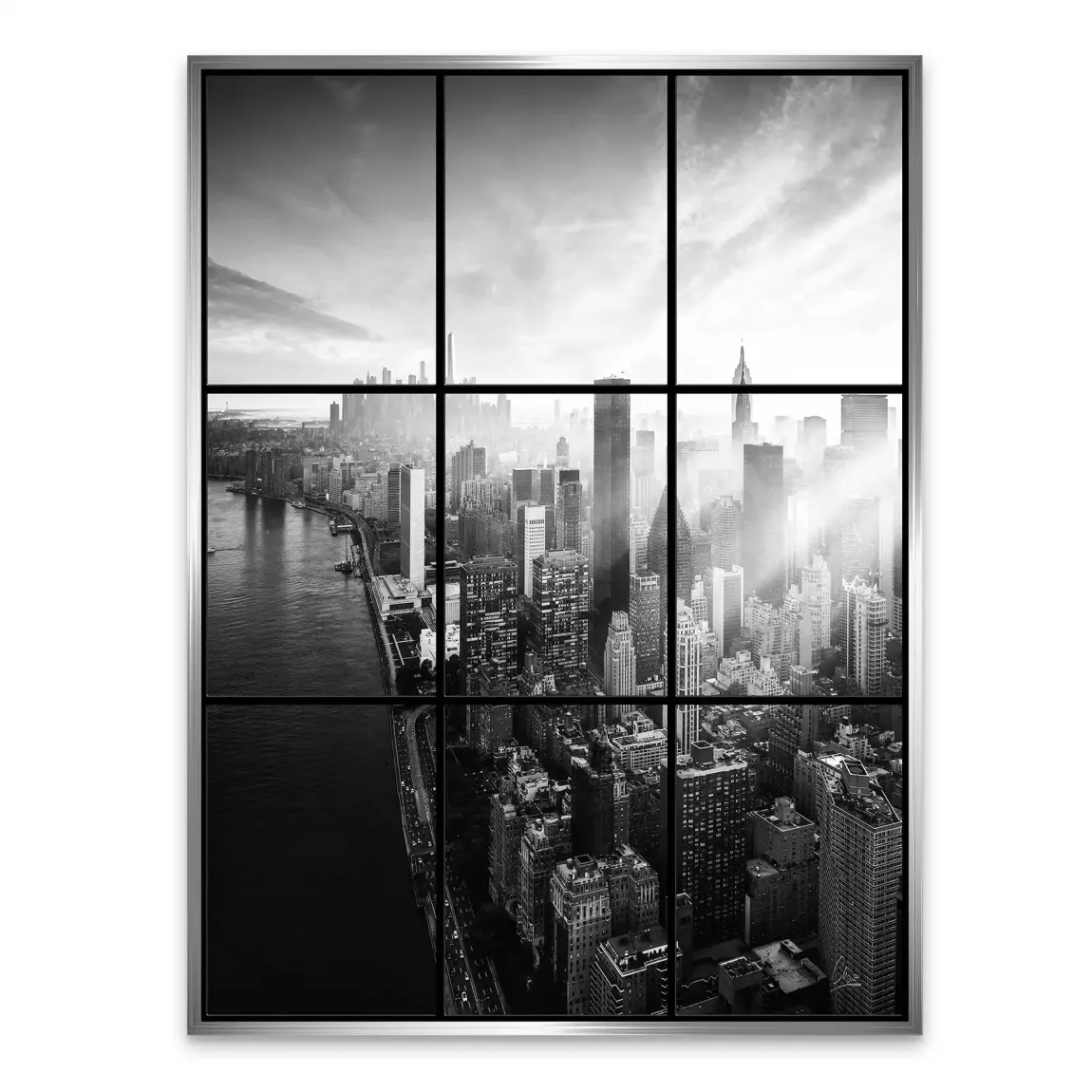 Silent Heights New York Alu Dibond Bild