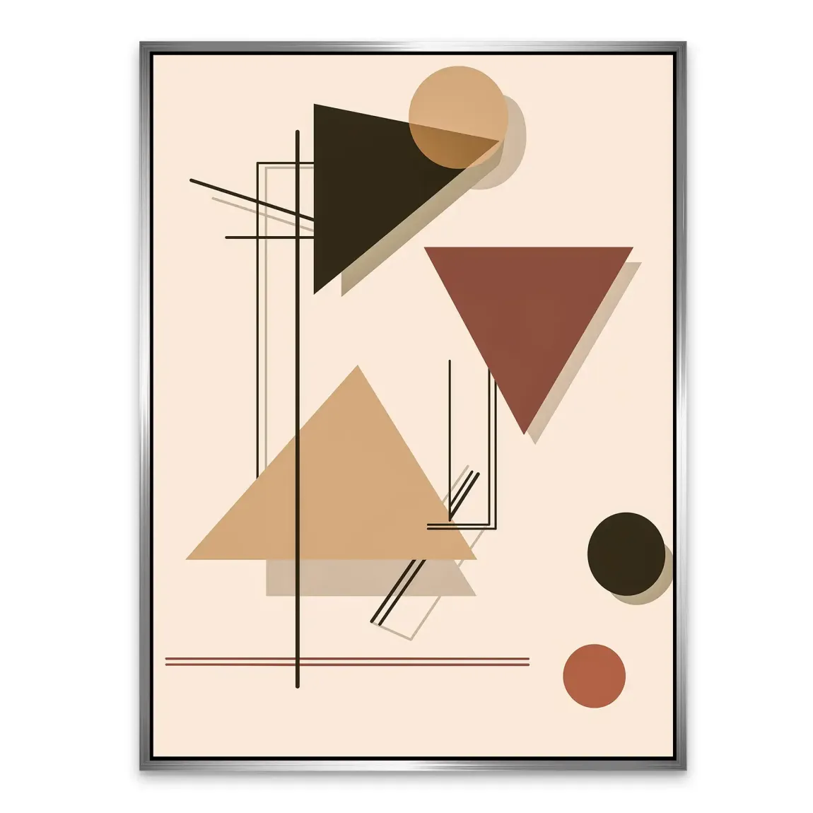 Kandinsky Harmony Style Alu Dibond Bild INGALERIE