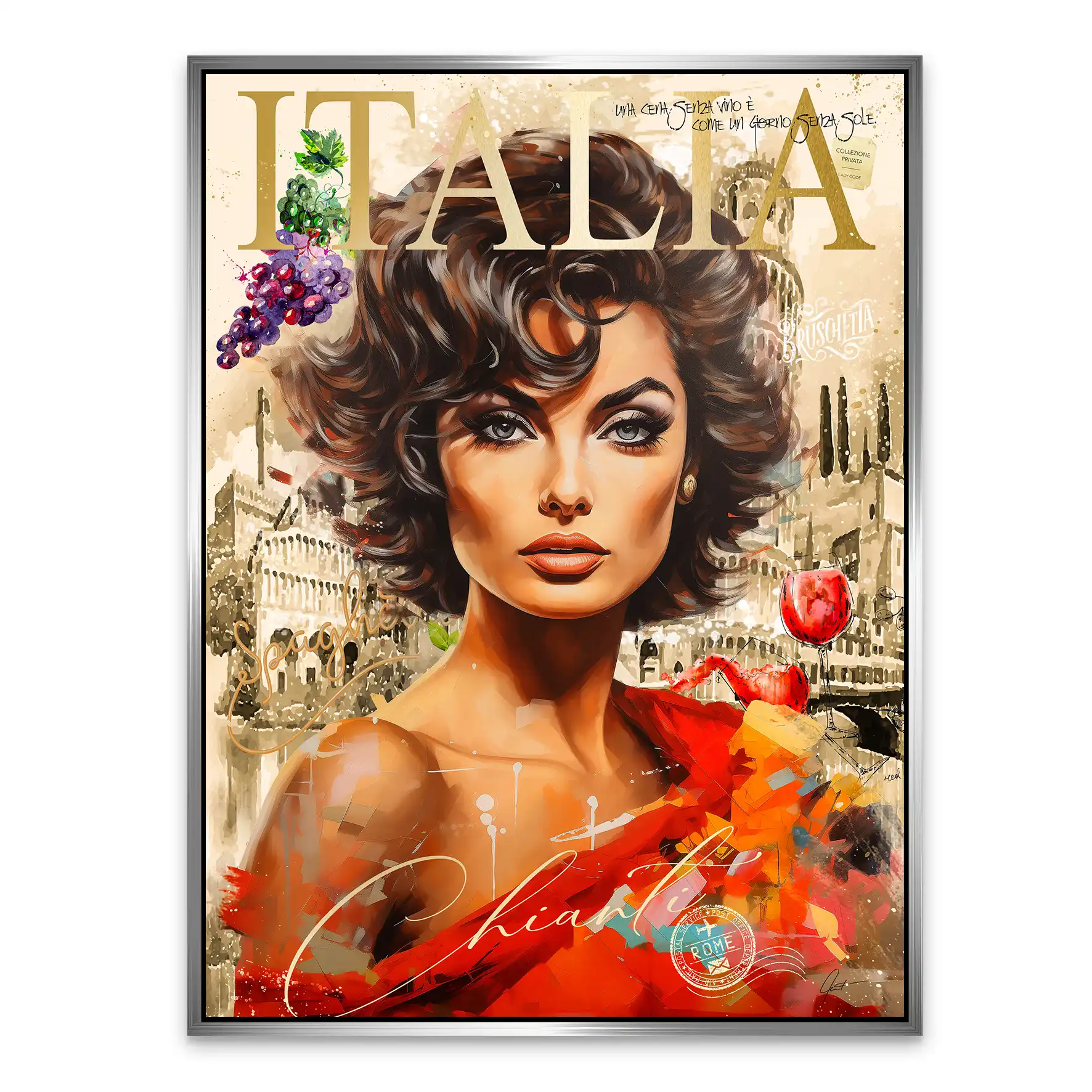 Sophia Italia AluDibond Bild INGALERIE