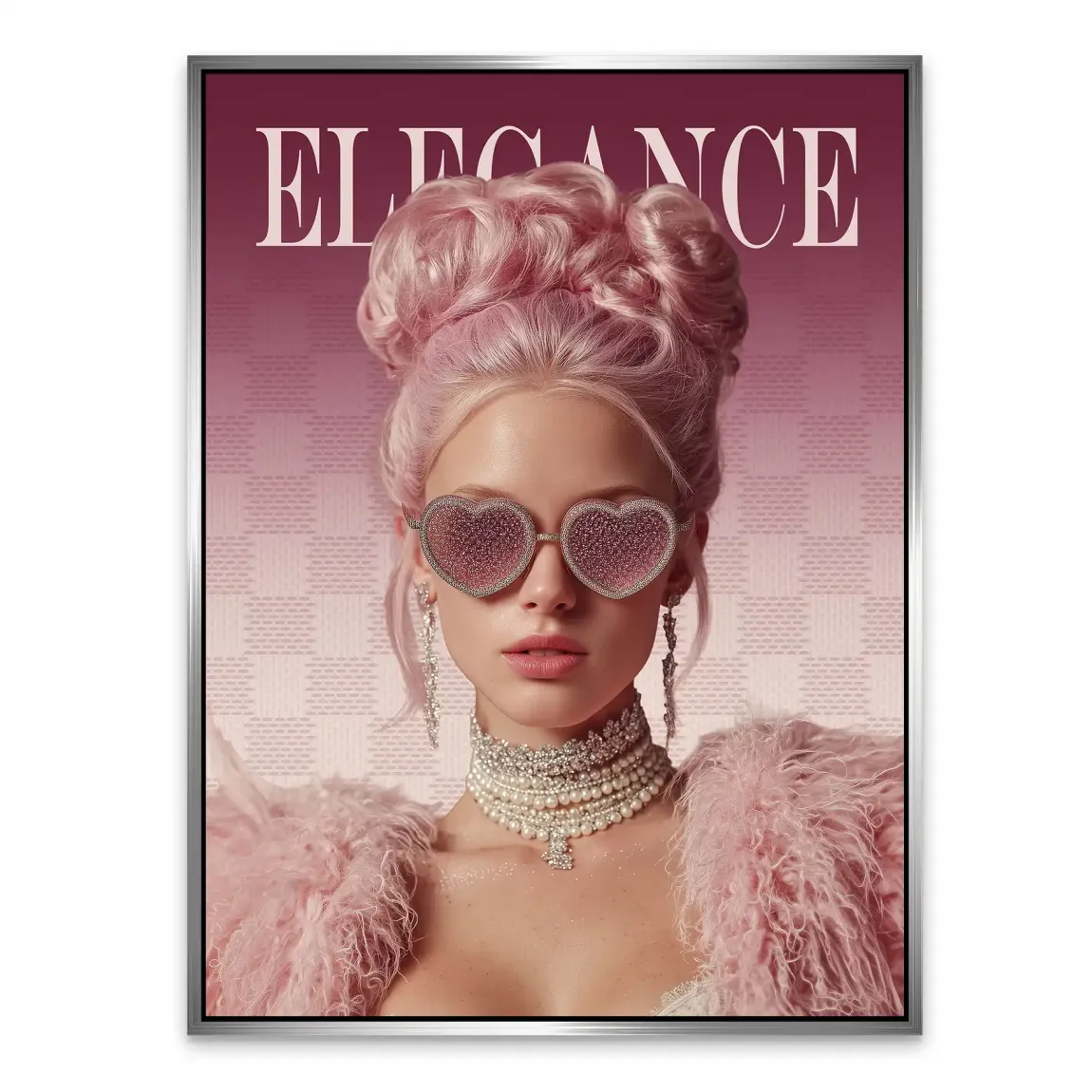 Lady Elegance Alu Dibond Bild