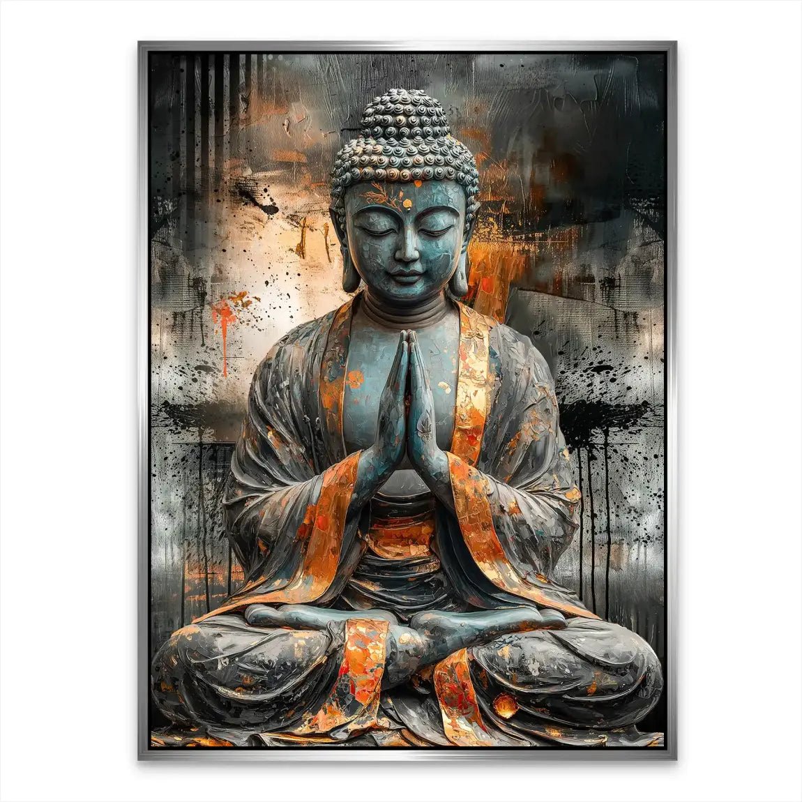 Buddha Abstrakt Nr.50 Alu Dibond Bild INGALERIE