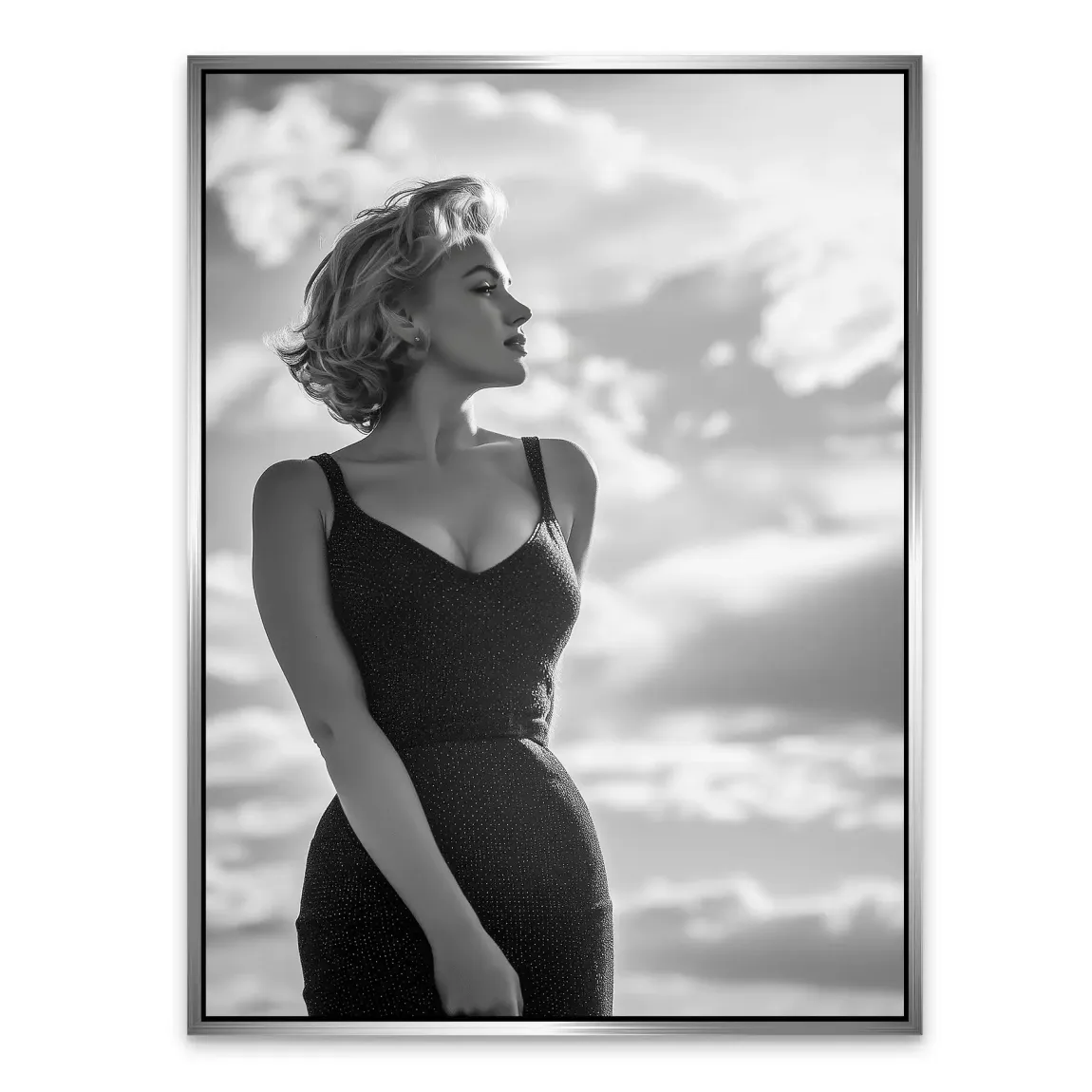 Marilyn Sunset Grace Alu Dibond Bild