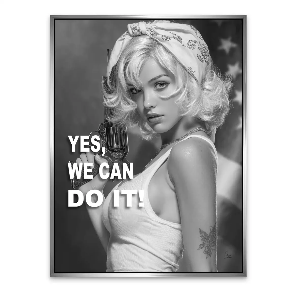 Yes we can Alu Dibond Bild