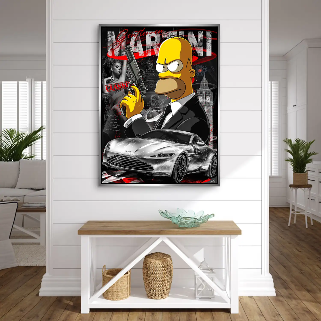 Homer Bond Style AluDibond Bild INGALERIE