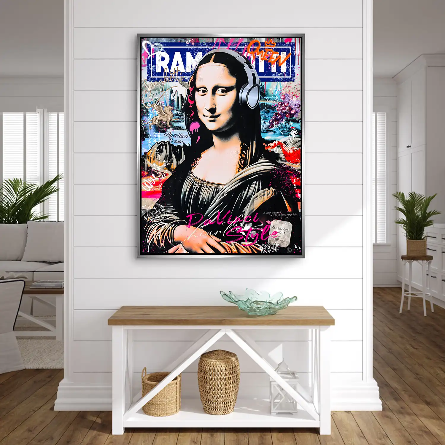 Mona Lisa Pop Art AluDibond Bild INGALERIE