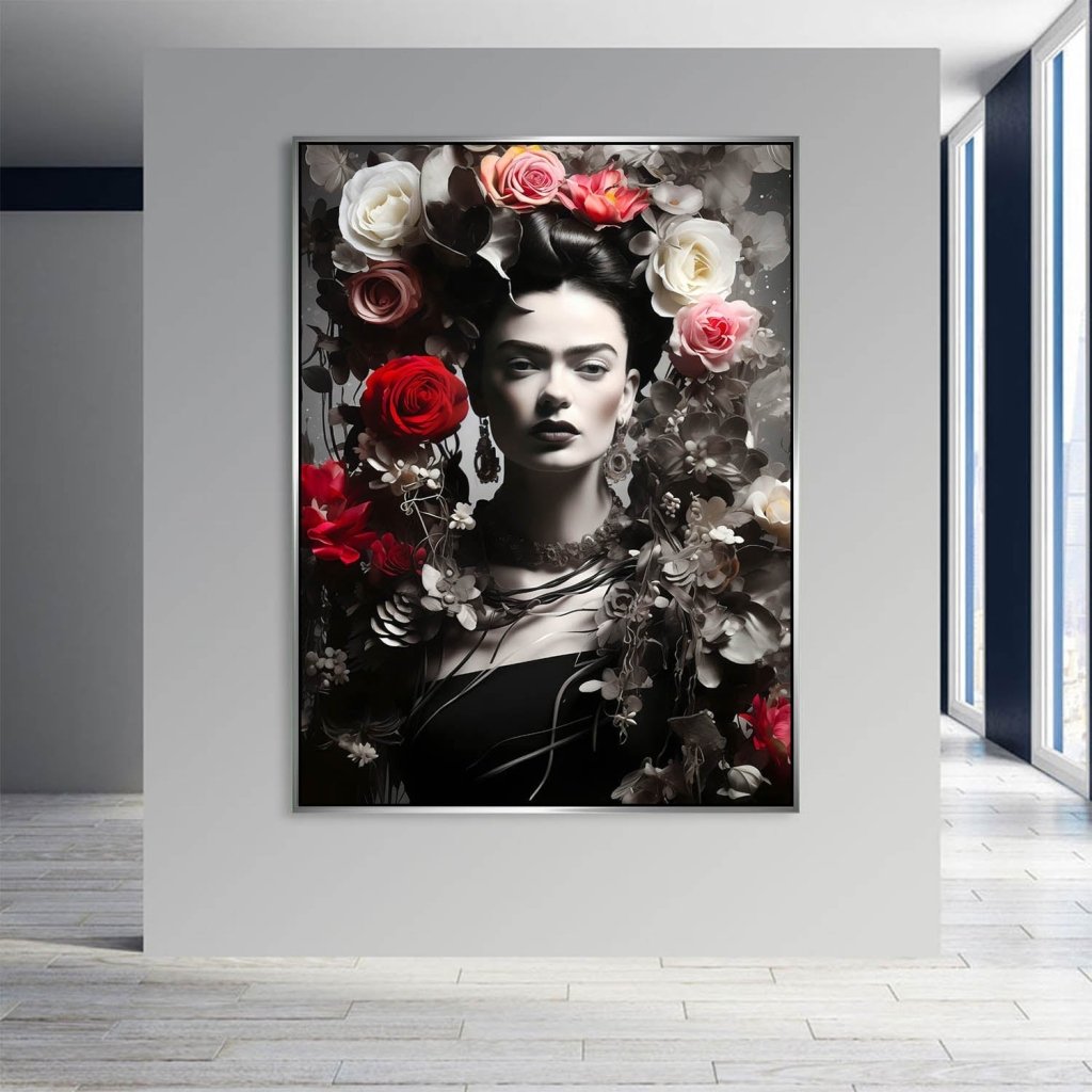 Frida Kahlo Modern Style AluDibond Bild INGALERIE