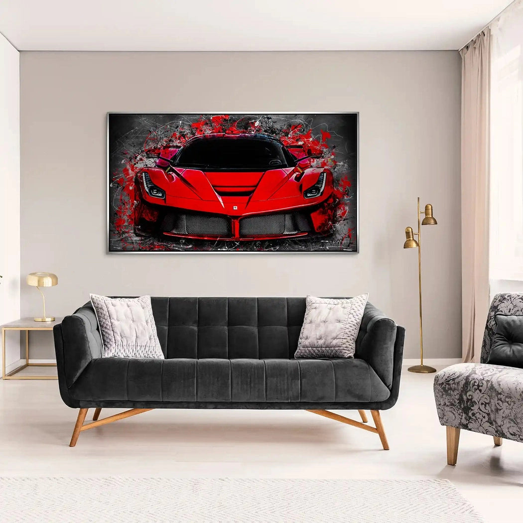 La Ferrari Abstrakt Alu Gebürstet INGALERIE