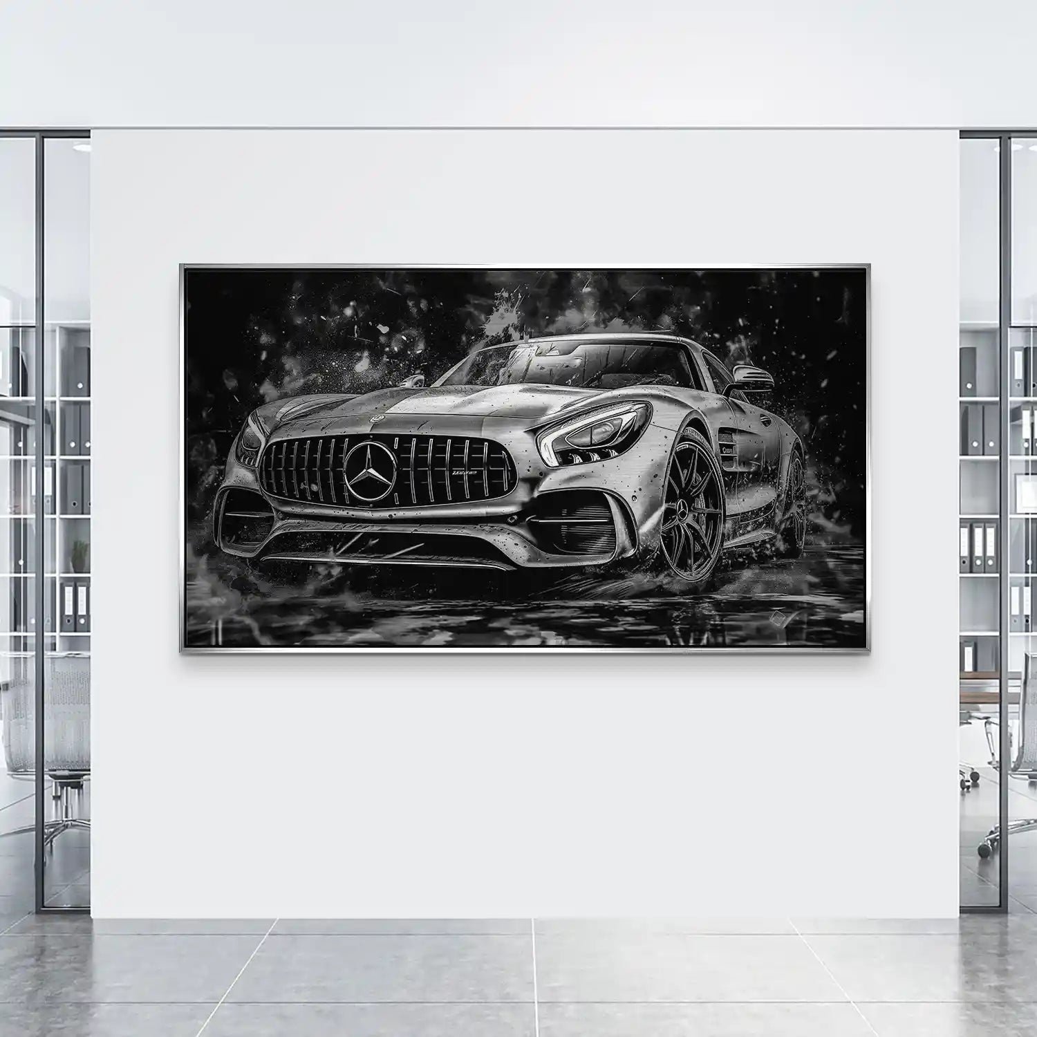 Mercedes AMG GT Dark Style Alu Gebürstet INGALERIE