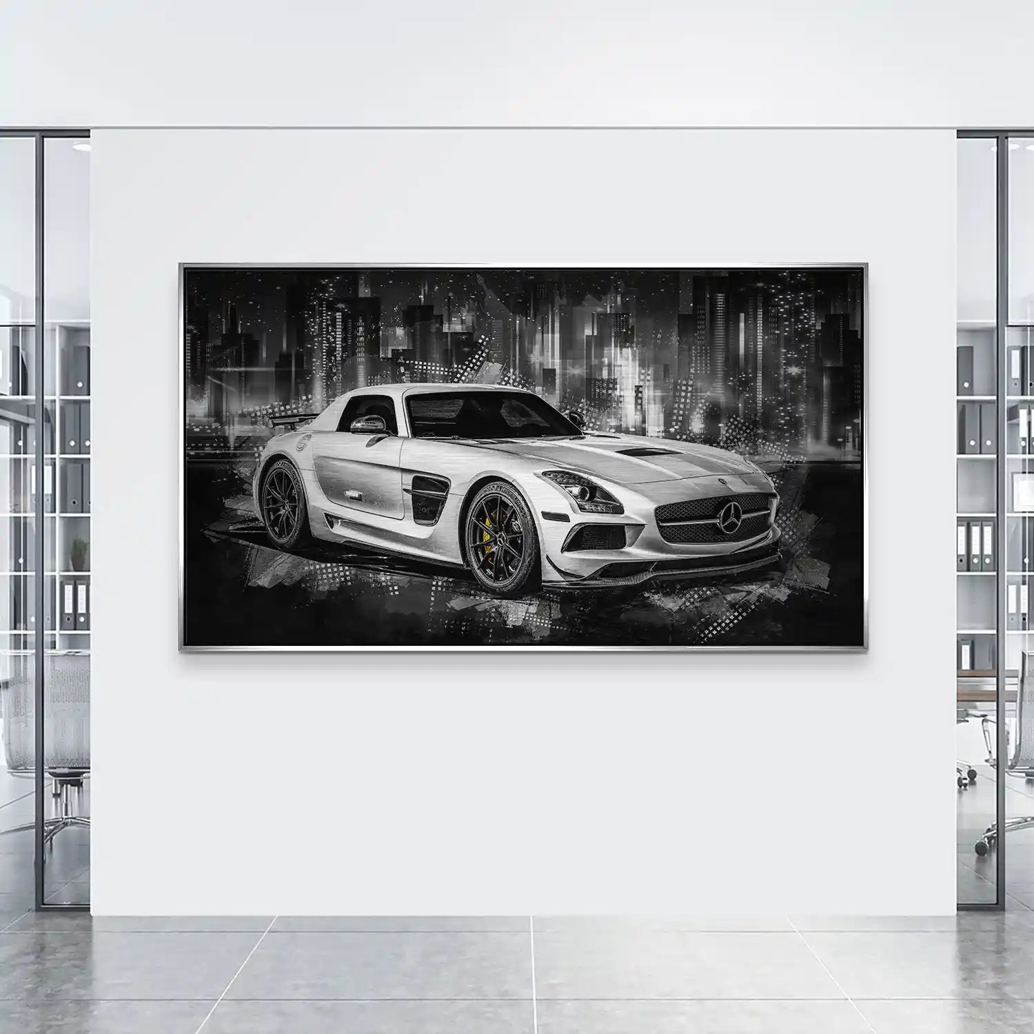 Mercedes SLS City Style Alu Gebürstet INGALERIE