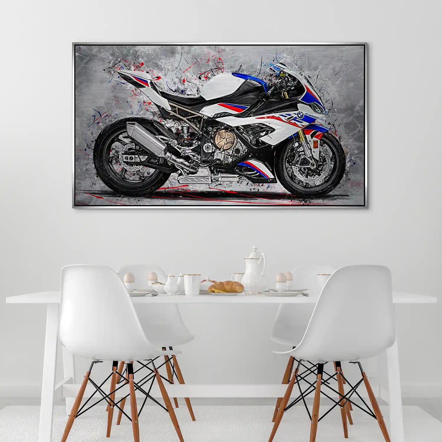 BMW S1000RR Abstrakt Style Alu Gebürstet INGALERIE