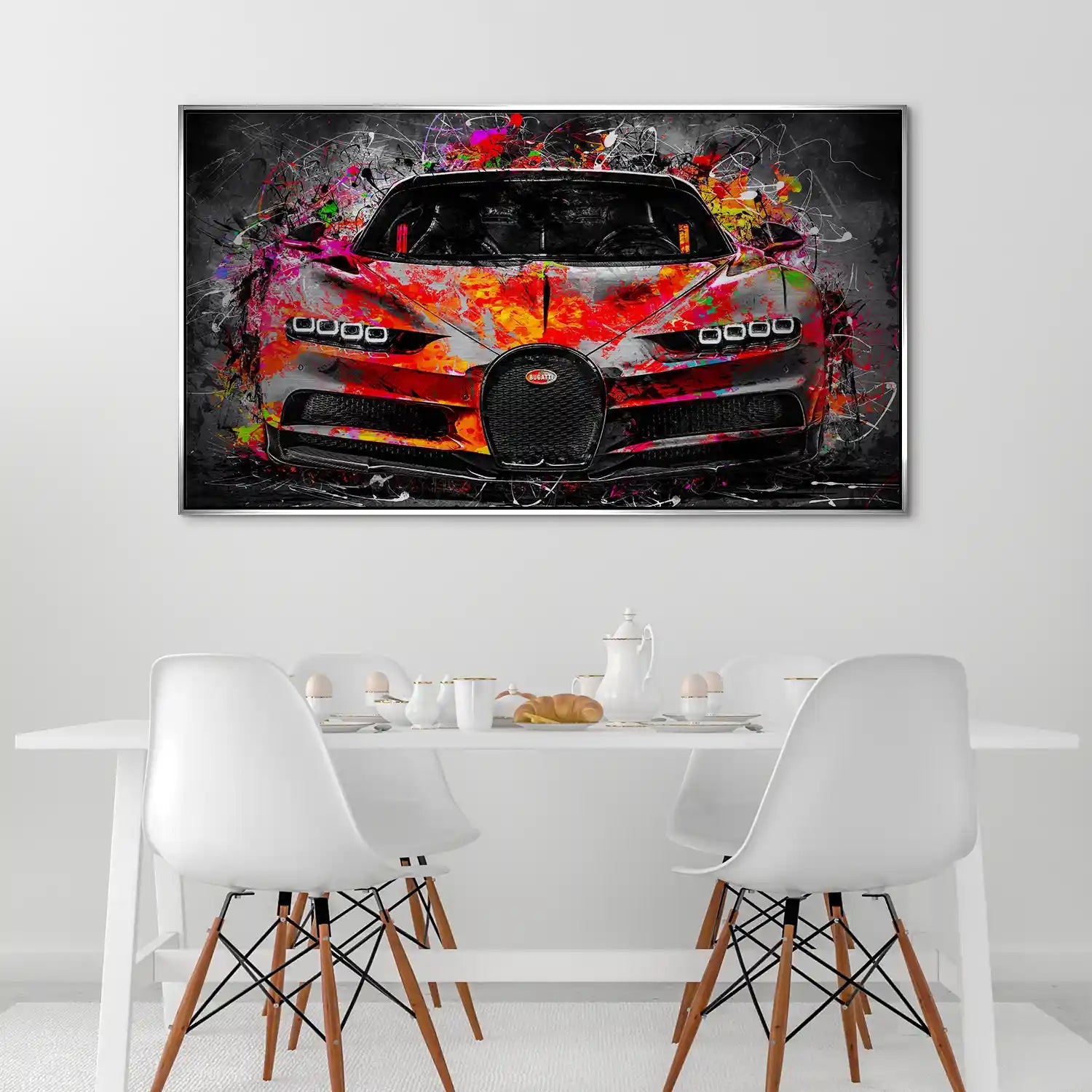 Bugatti Pop Art Style Alu Gebürstet INGALERIE