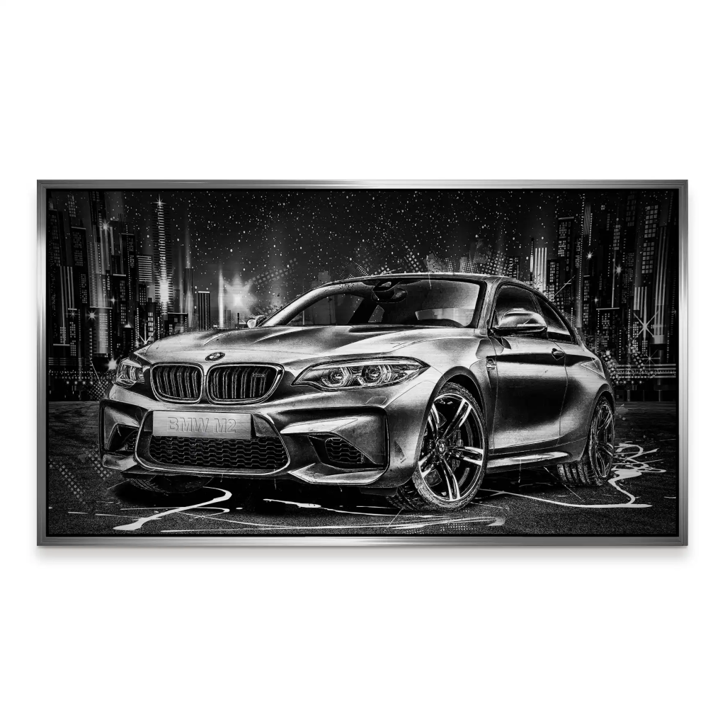 BMW M2 Black Style Alu Gebürstet INGALERIE