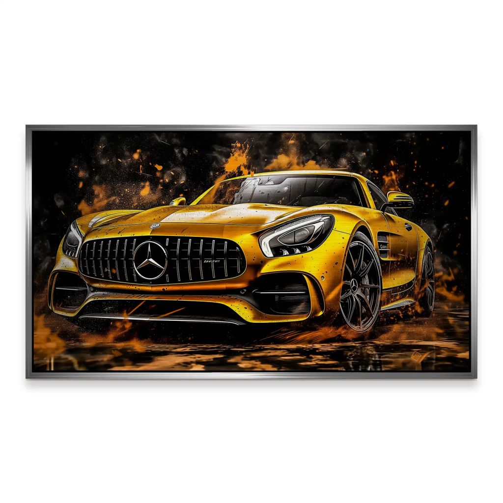 Mercedes AMG GT Modern Style Style Alu Gebürstet INGALERIE