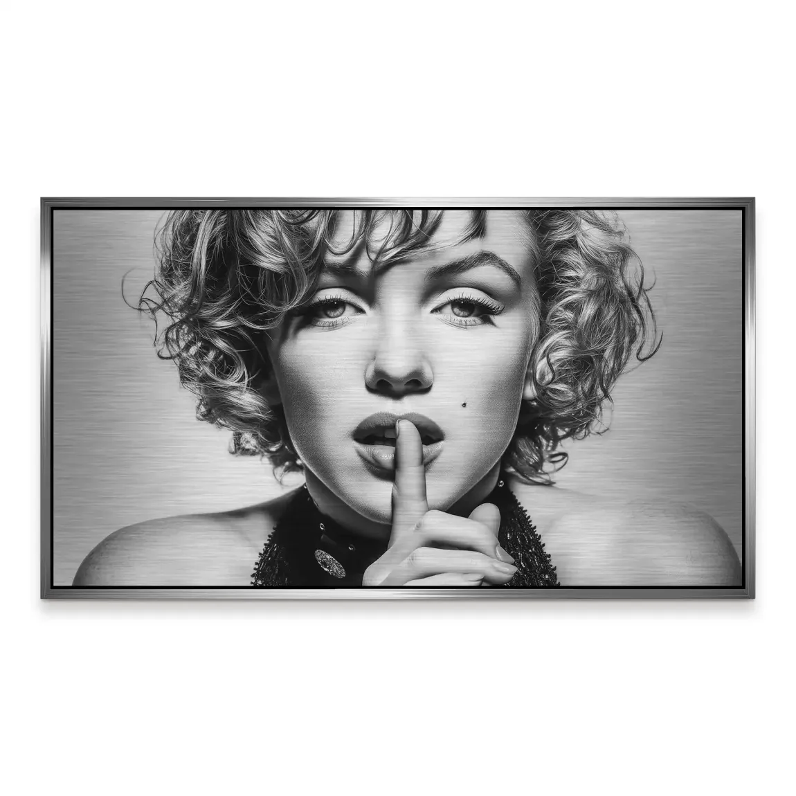 Marilyn Silent Secret Black Alu Gebürstet