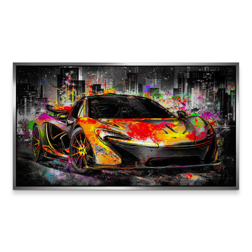 McLaren Pop Art Style Alu Gebürstet INGALERIE