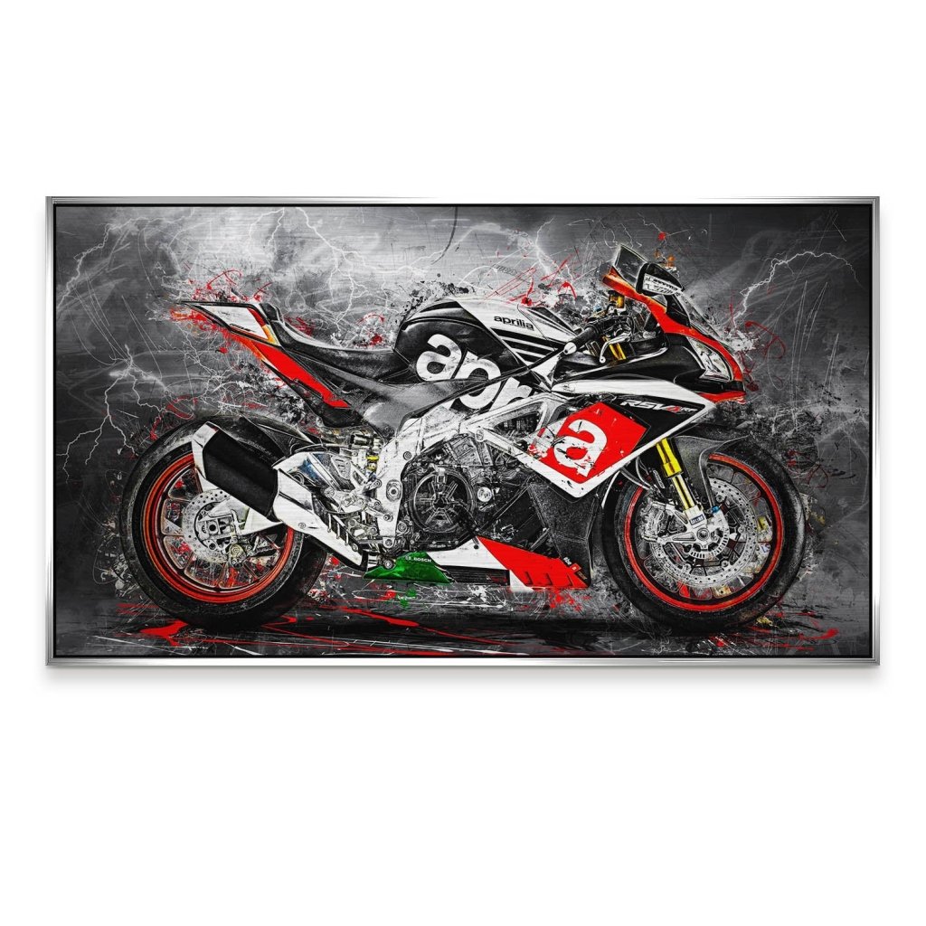 Aprilia RSV Abstrakt Alu Gebürstet INGALERIE