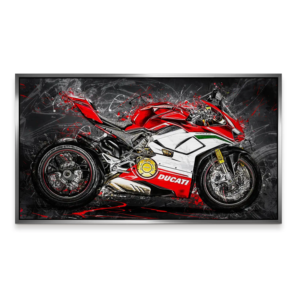 Ducati Panigale V4 Abstrakt Alu Gebürstet INGALERIE