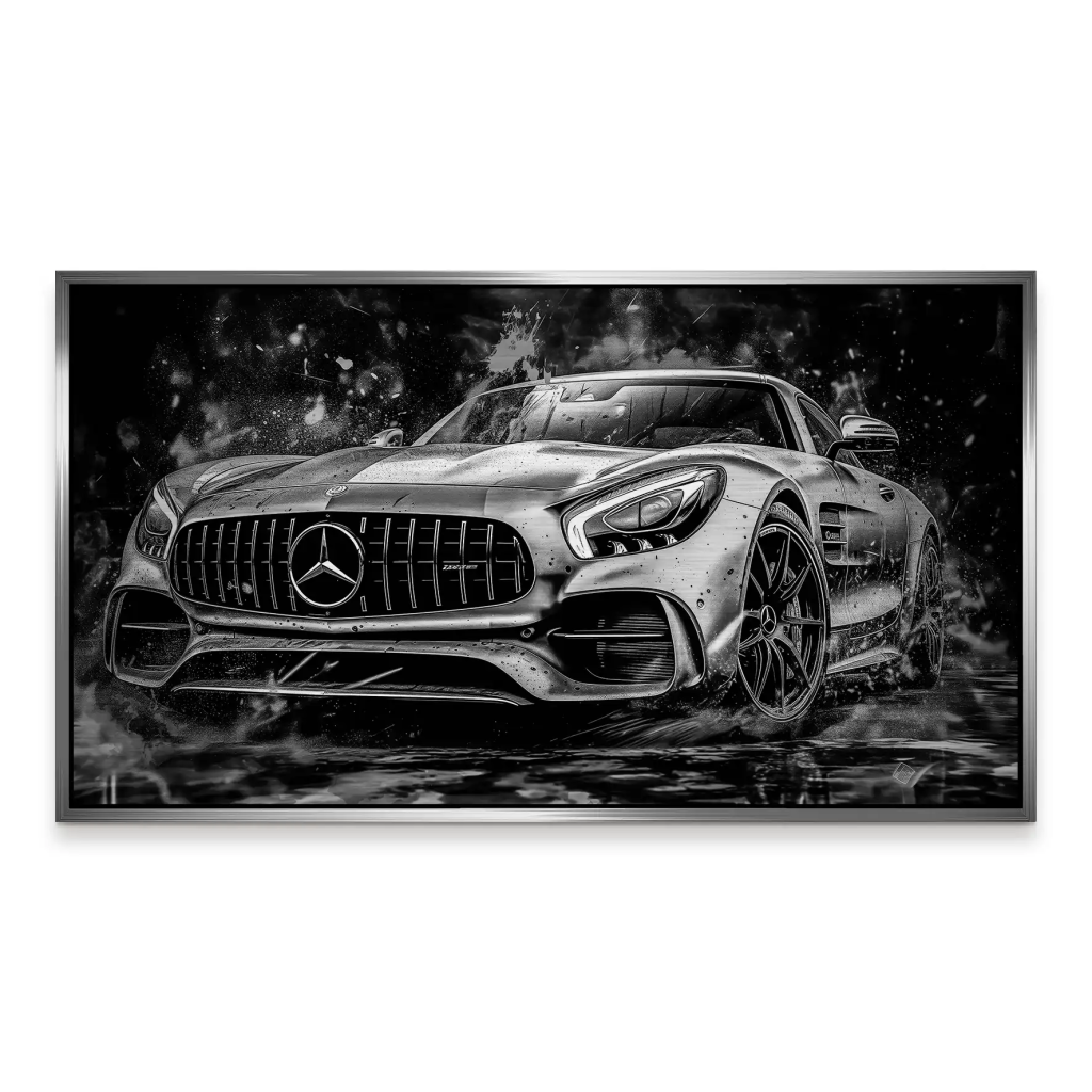 Mercedes AMG GT Dark Style Alu Gebürstet INGALERIE