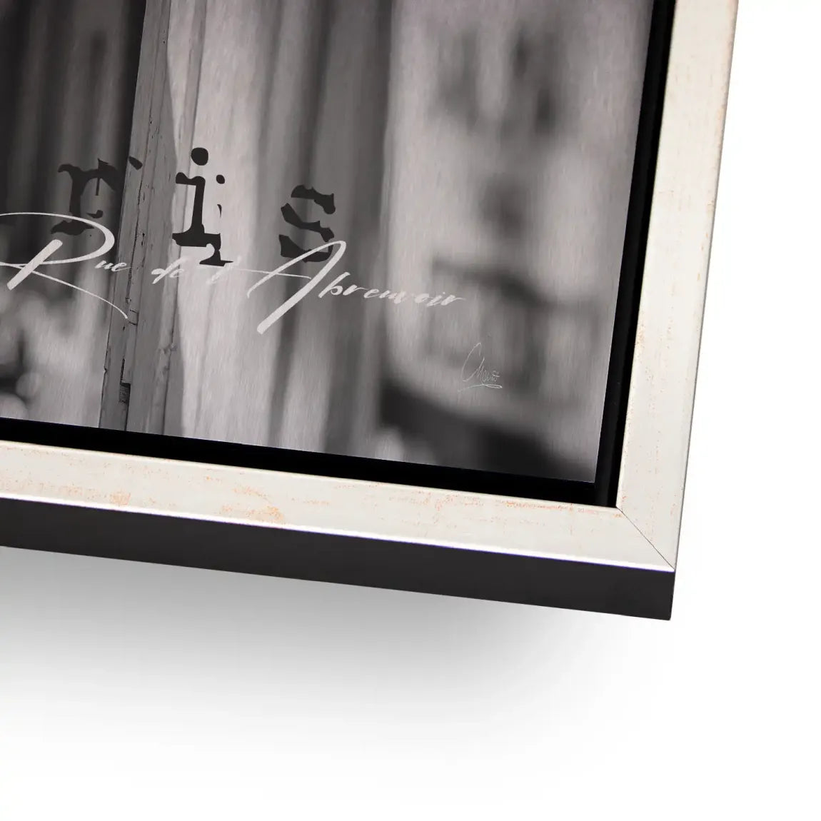 Audrey Hepburn Paris City Life Alu Gebürstet