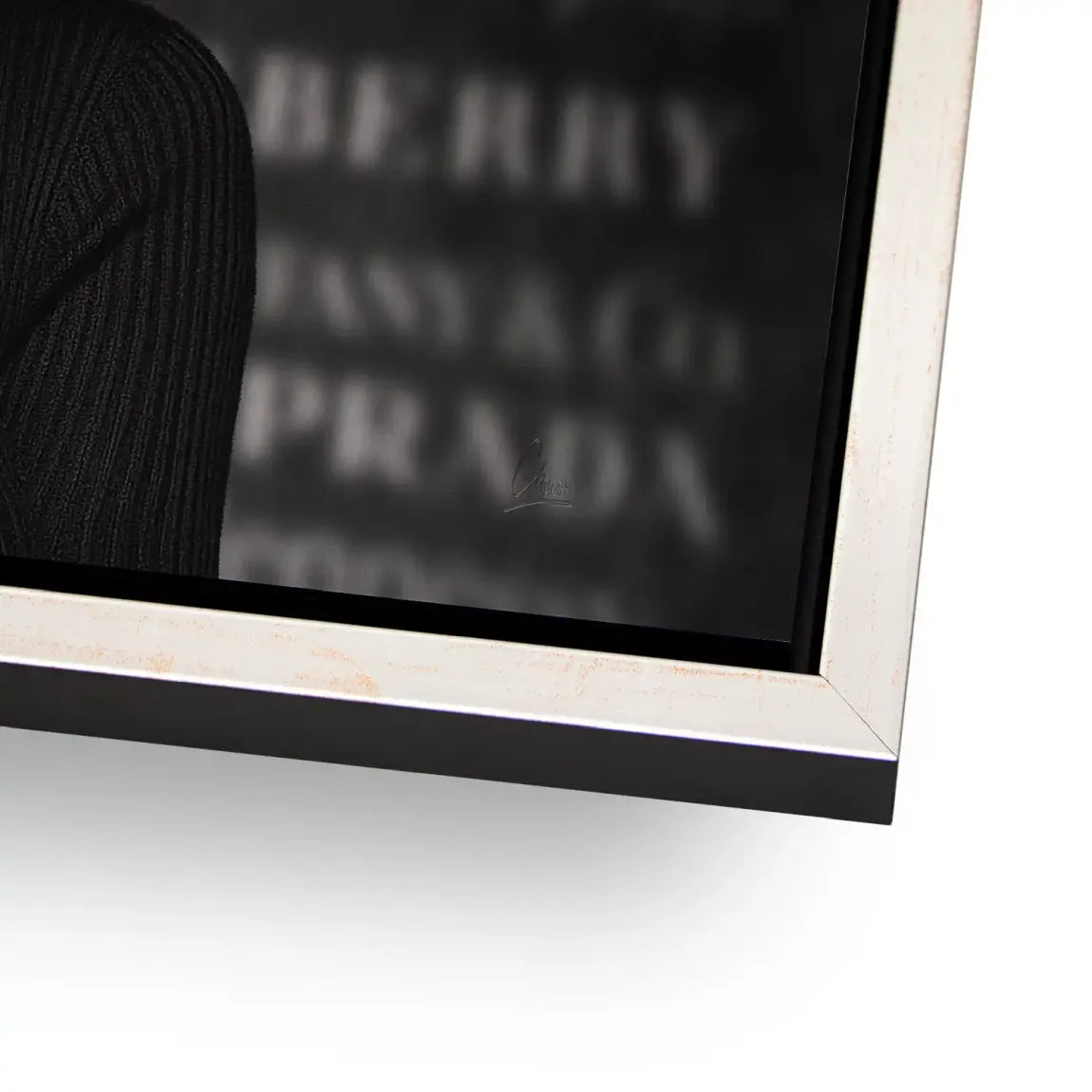 Marilyn Monroe Black Secret Alu Gebürstet