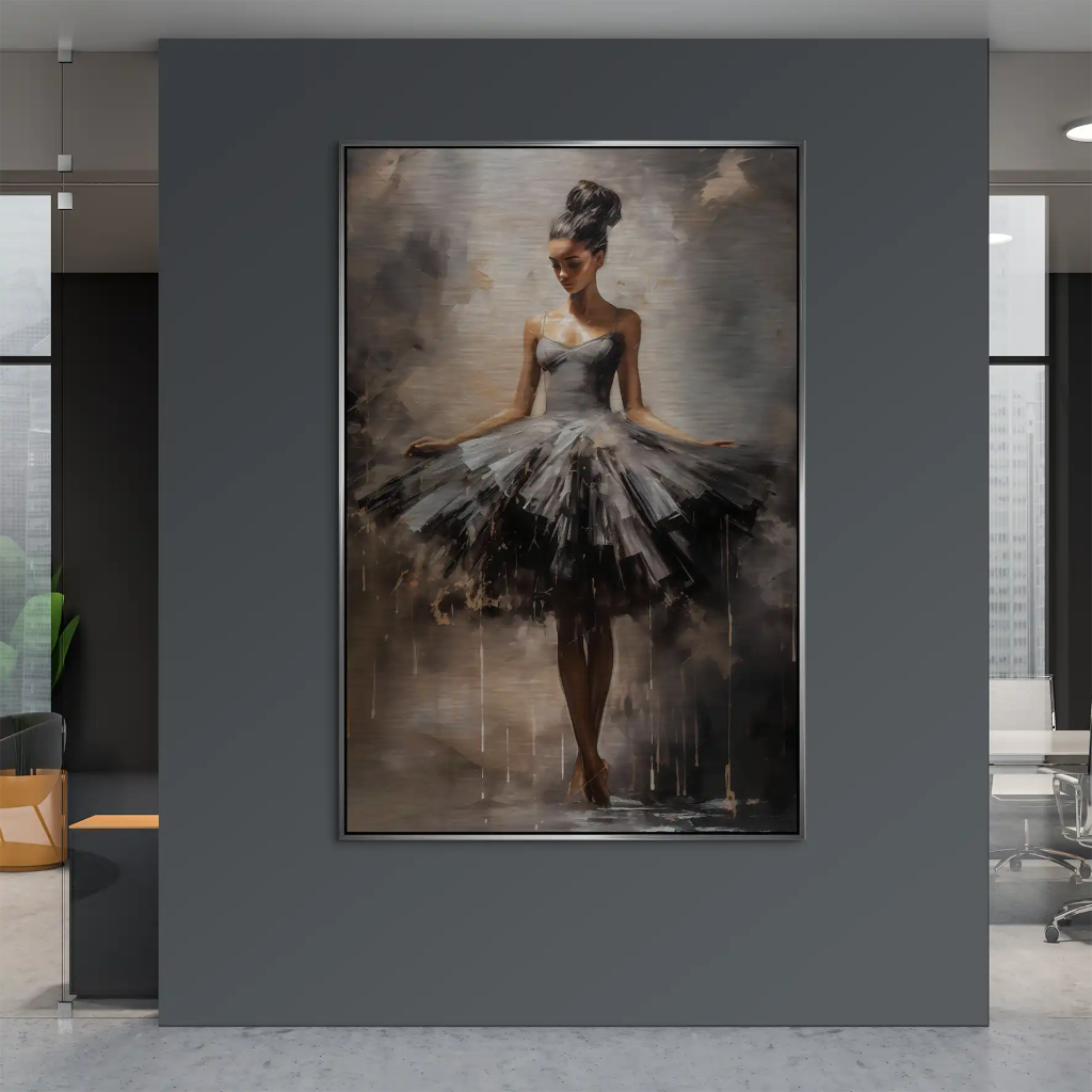 Ballerina Modern Style AluDibond Gebürstet INGALERIE