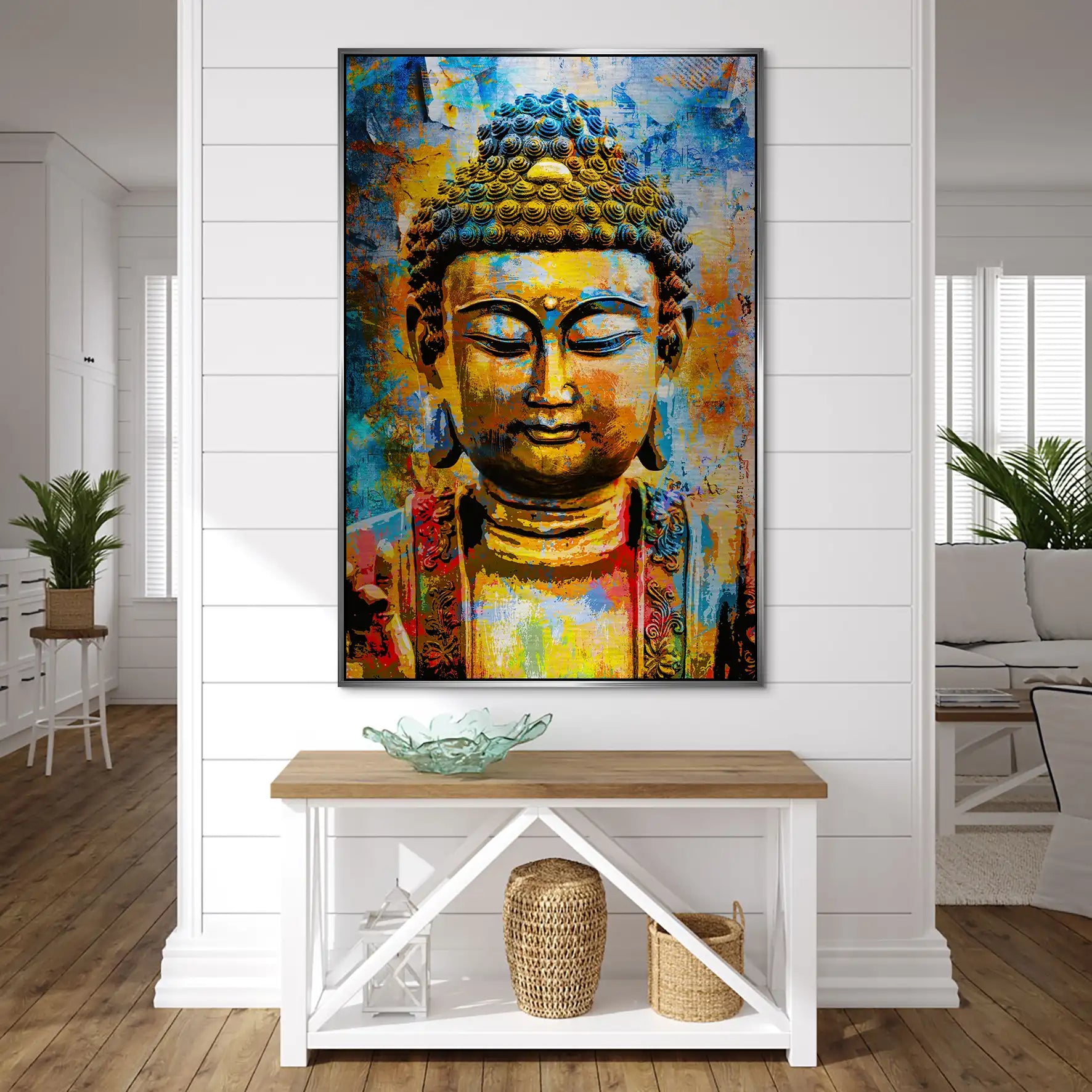 Buddha Color Style AluDibond Gebürstet INGALERIE