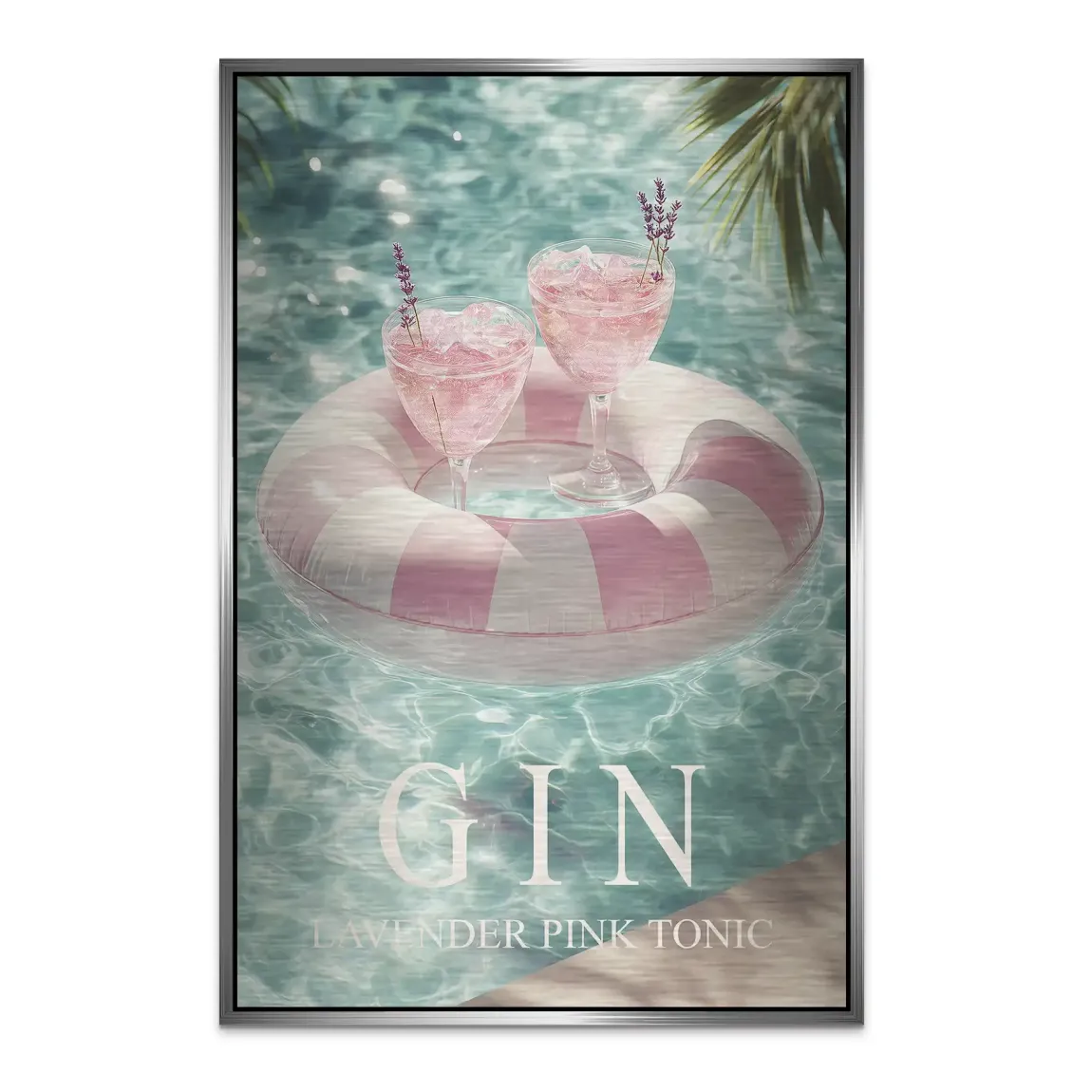 Gin Lavender Dream Alu Dibond Bild gebürstet