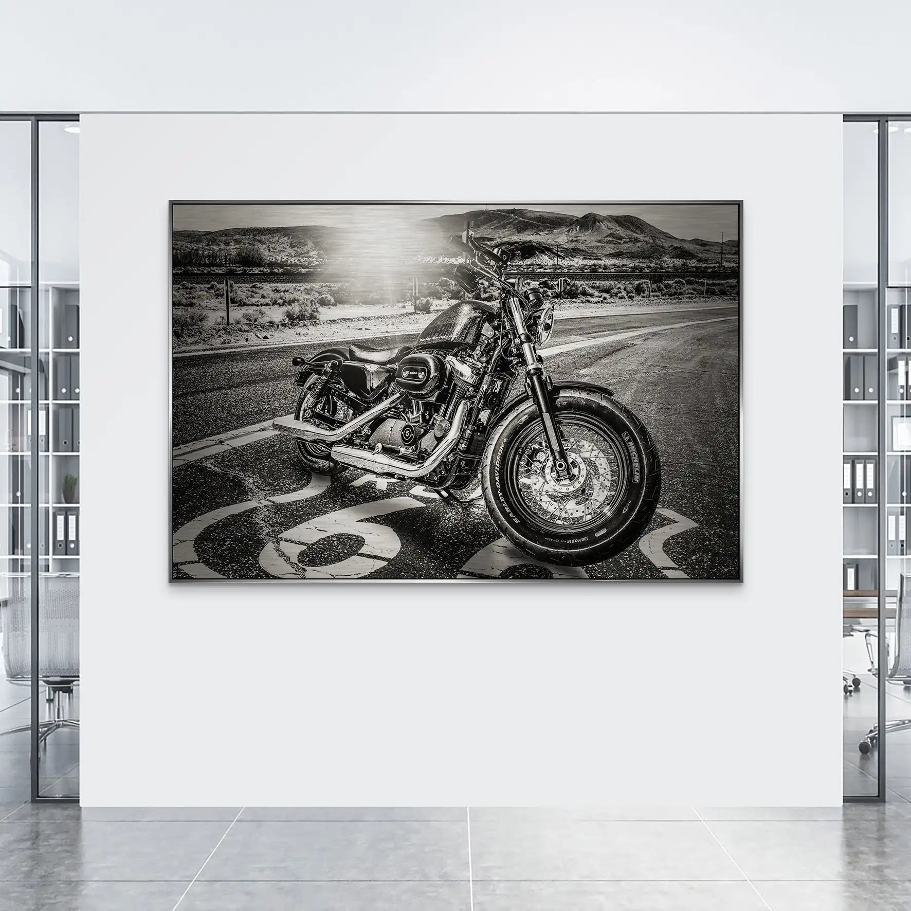 Route Heritage Edition – Harley Alu gebürstet Bild INGALERIE