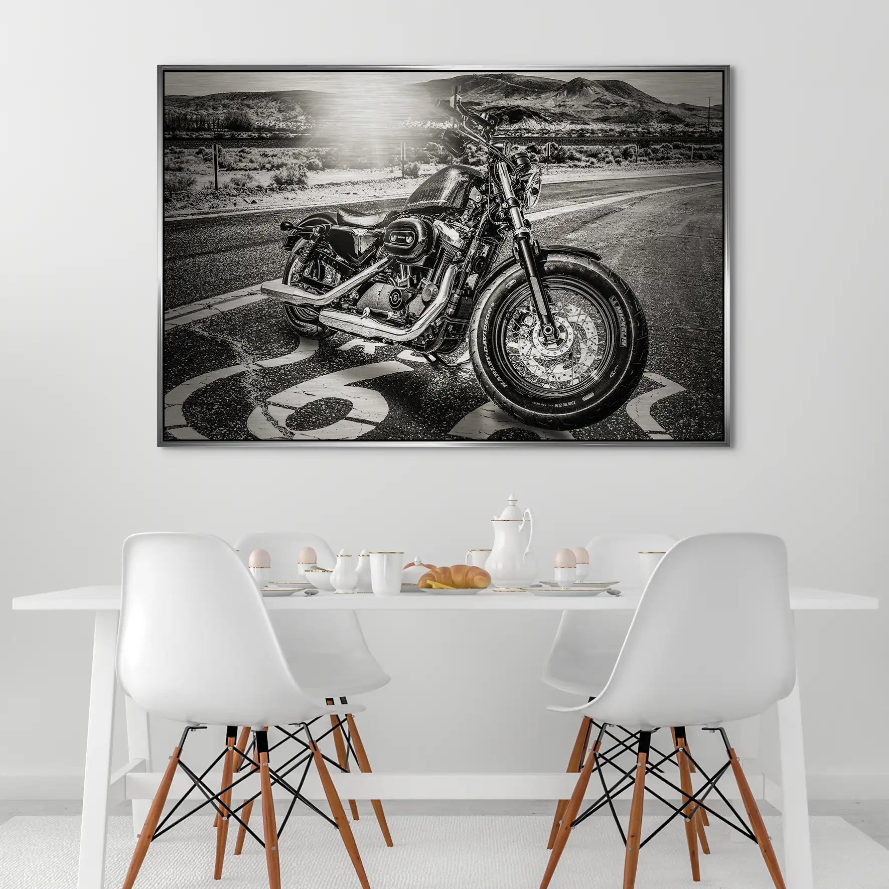 Route Heritage Edition – Harley Alu gebürstet Bild INGALERIE