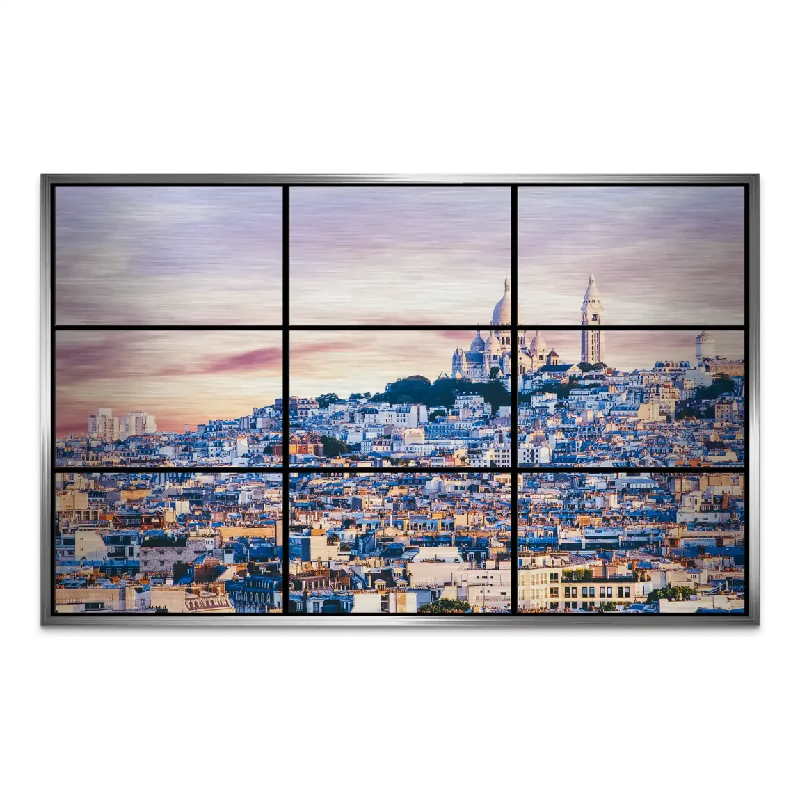 Paris Montmartre AluDibond Gebürstet