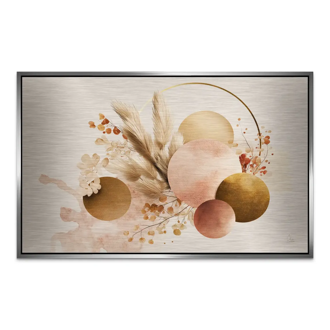 Golden Balance AluDibond Gebürstet