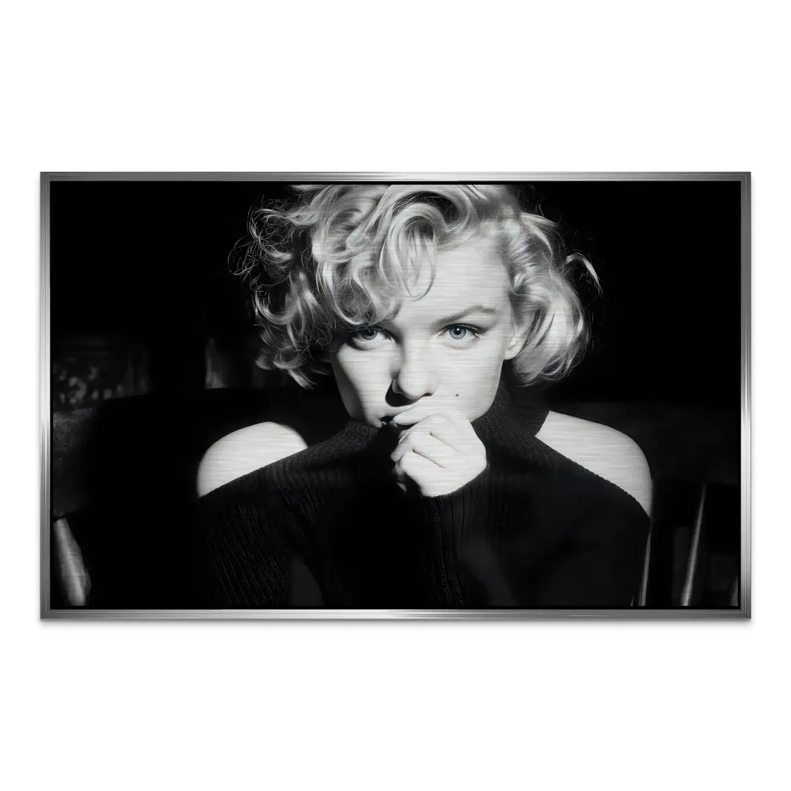 Marilyn Monroe Silent Glamour Alu Dibond Gebürstet INGALERIE