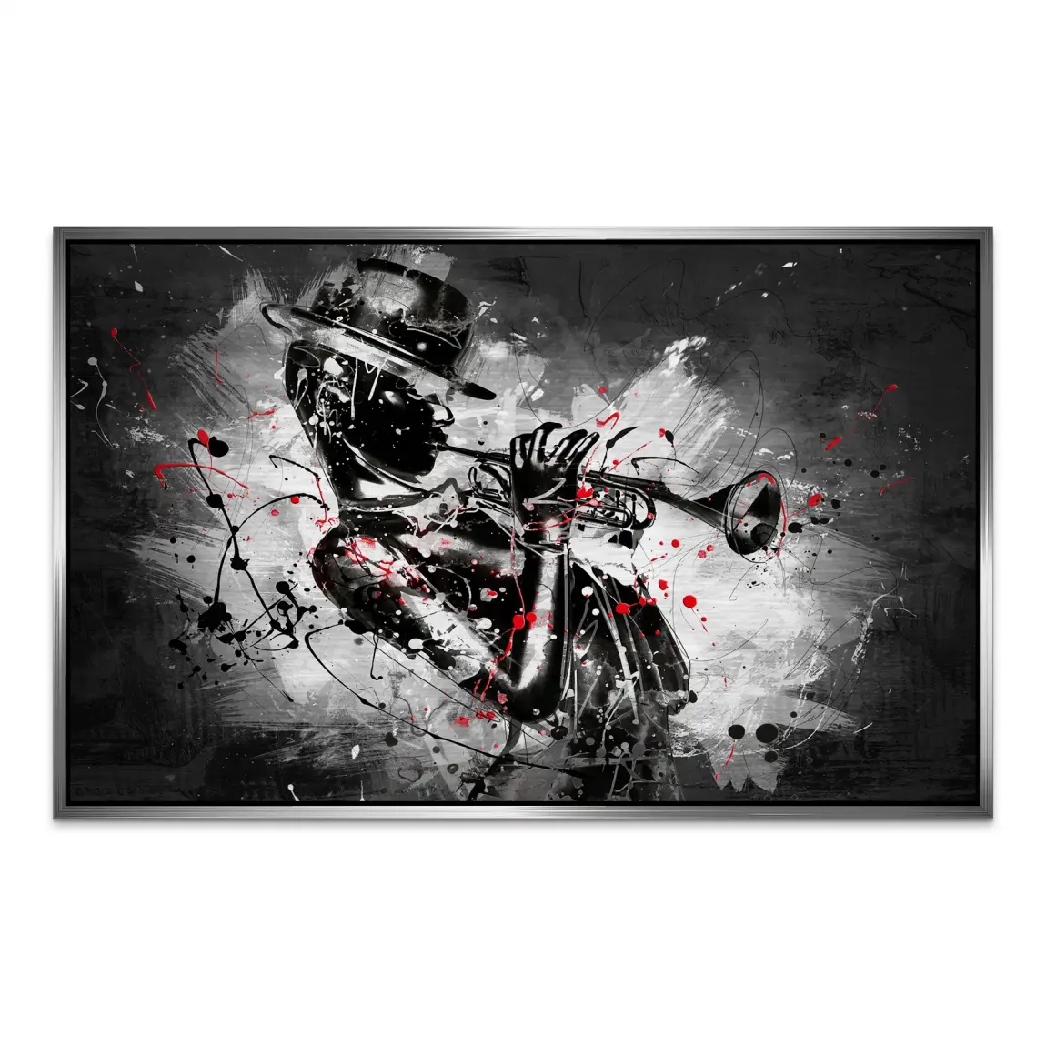 Jazzman Noir Symphony AluDibond Gebürstet