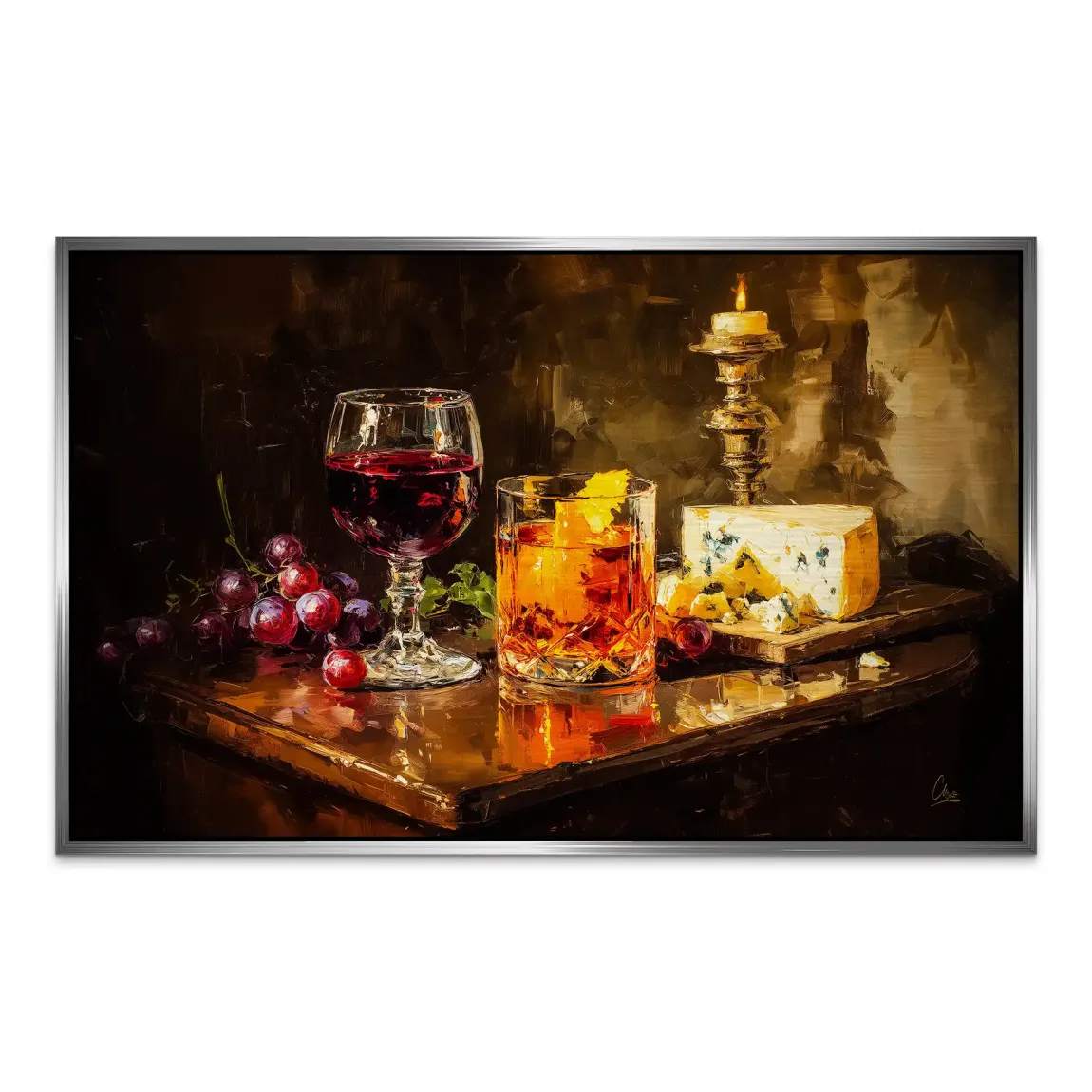 Wein & Genuss AluDibond Gebürstet