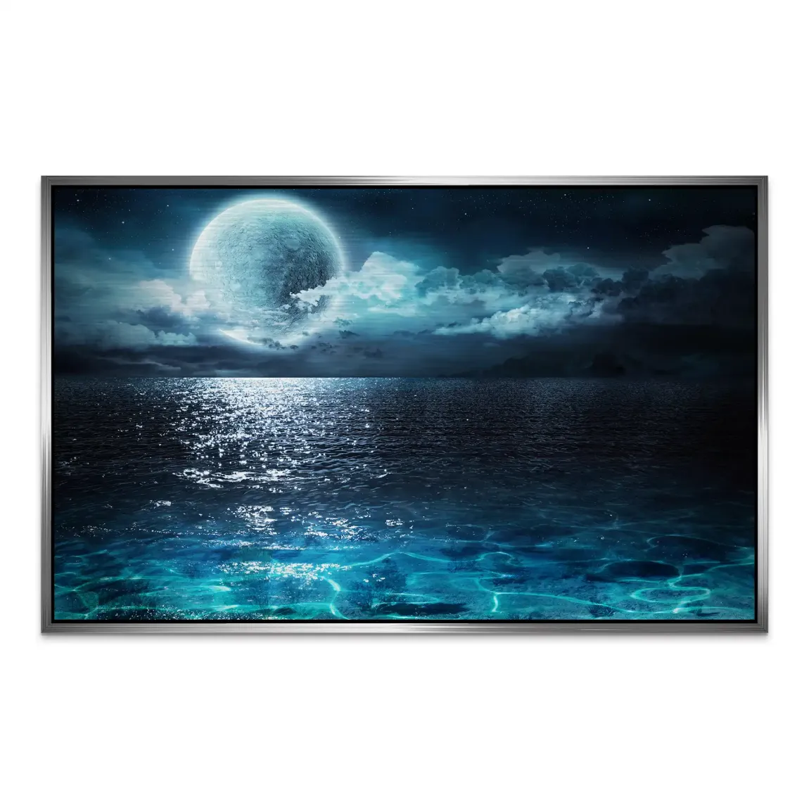 Moonlight Ocean Dream AluDibond Gebürstet