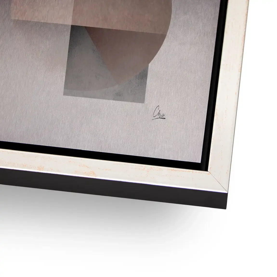 Soft Circles Alu Gebürstet Bild