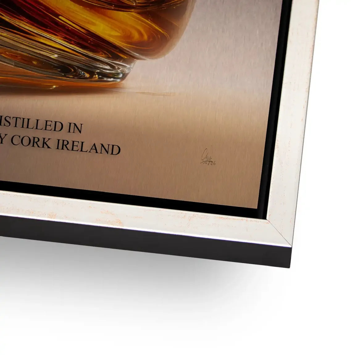 Peaky Whiskey Aluminiumbild gebürstet