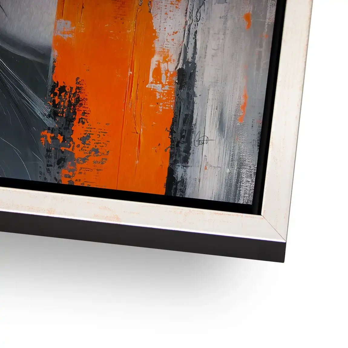 Orange Beauty Nr.2 Aludibond Gebürstet INGALERIE