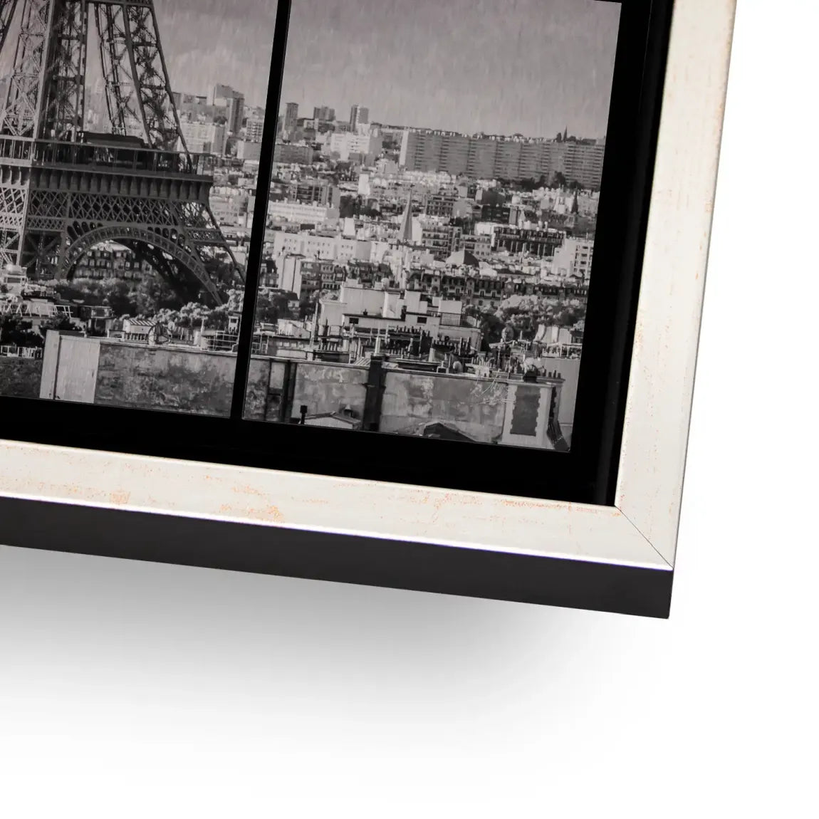 Paris Skyline View Alu Gebürstet Bild