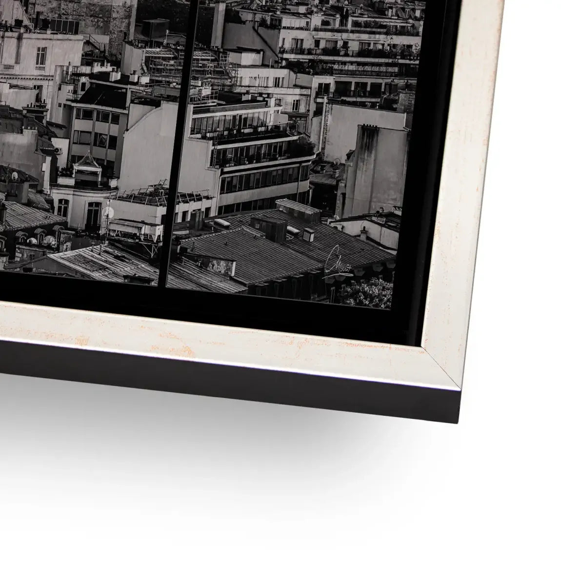 Eiffelturm über Paris Alu Gebürstet Bild